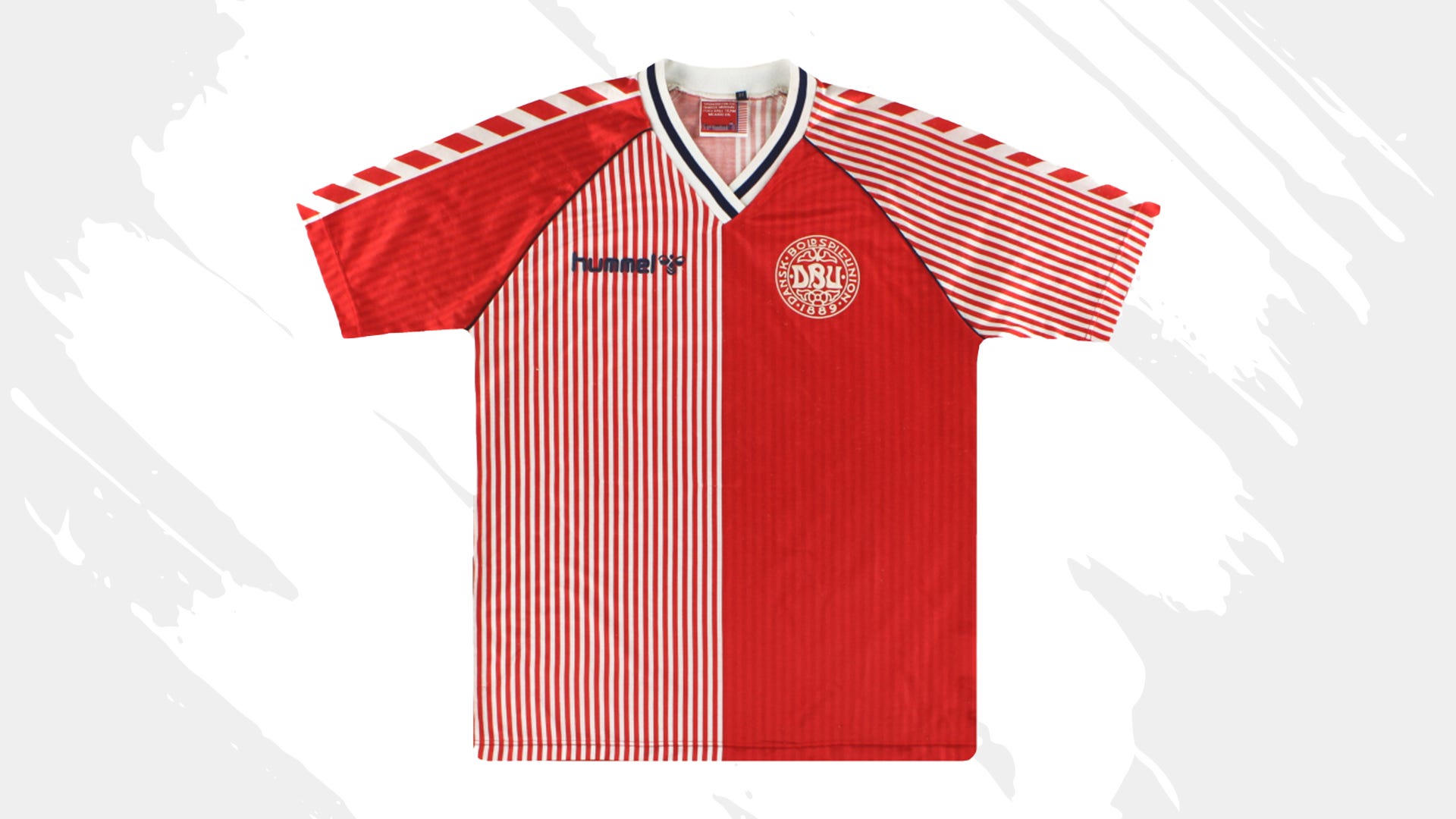 Denmark 1986 Home Shirt