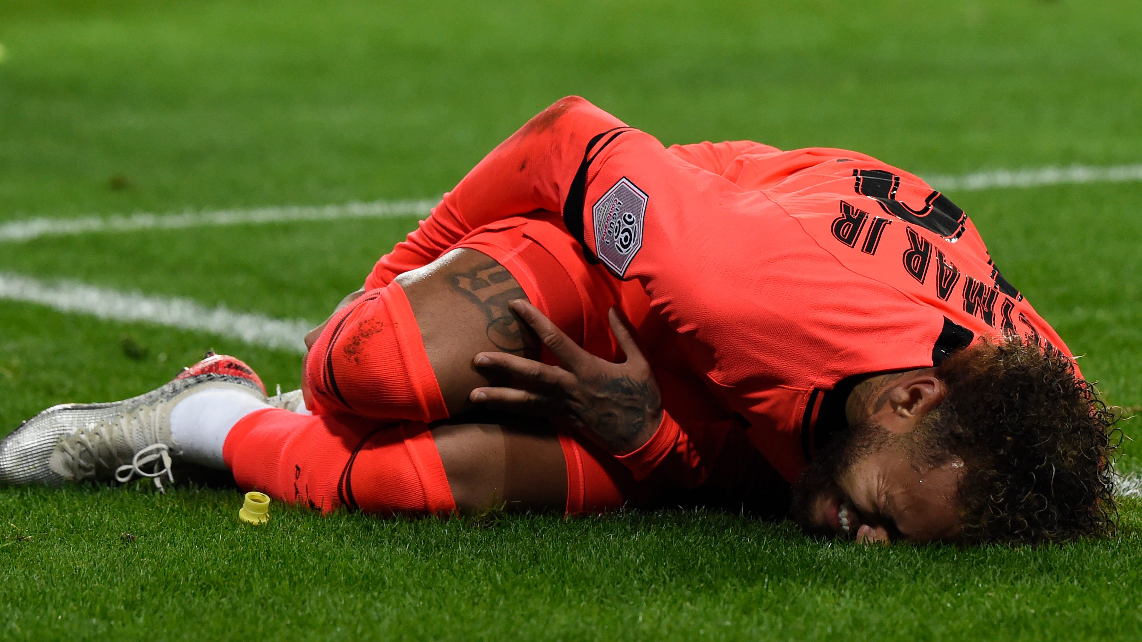 Neymar PSG injured