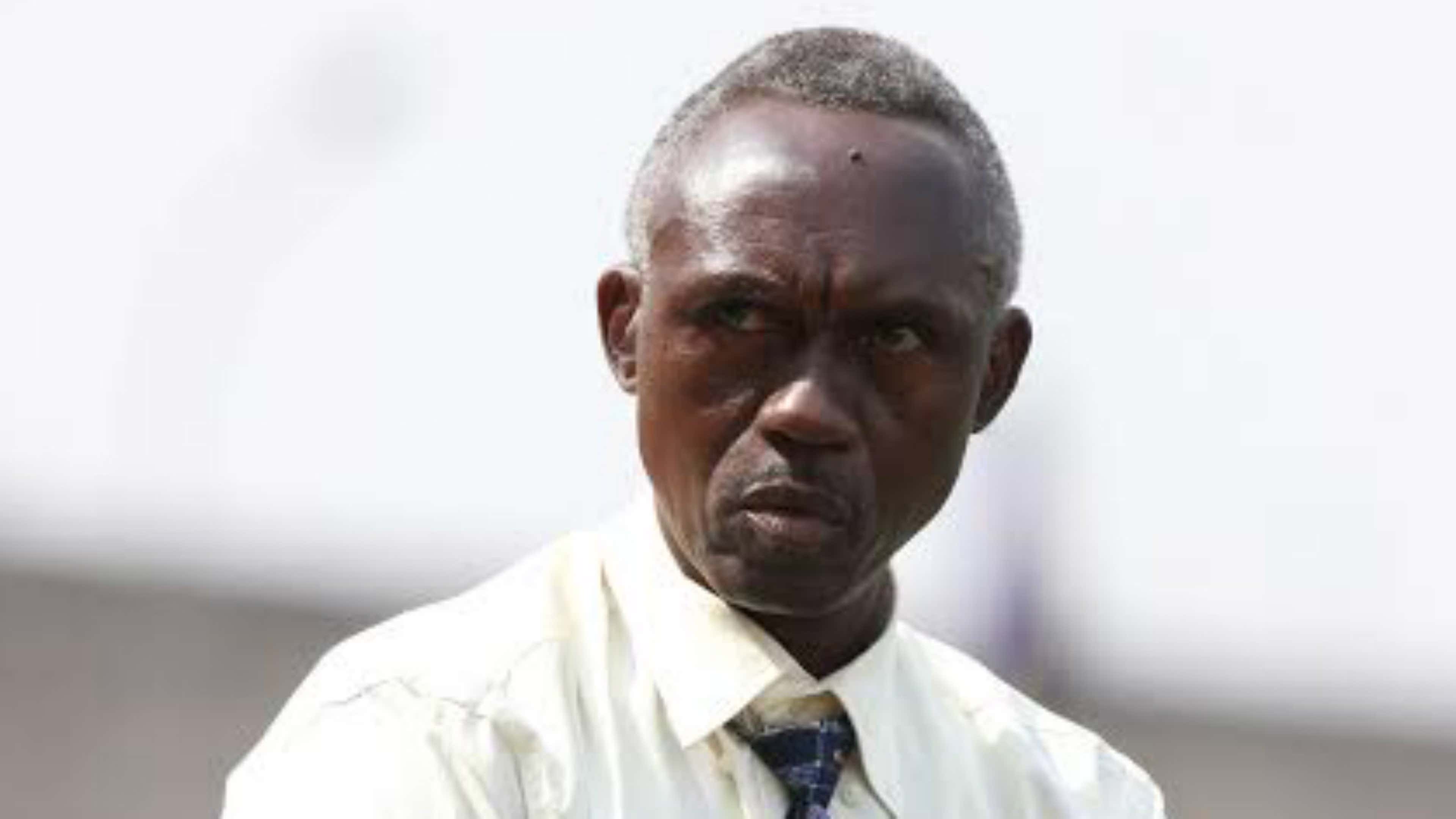 Western Stima coach Henry Omino in a past league match