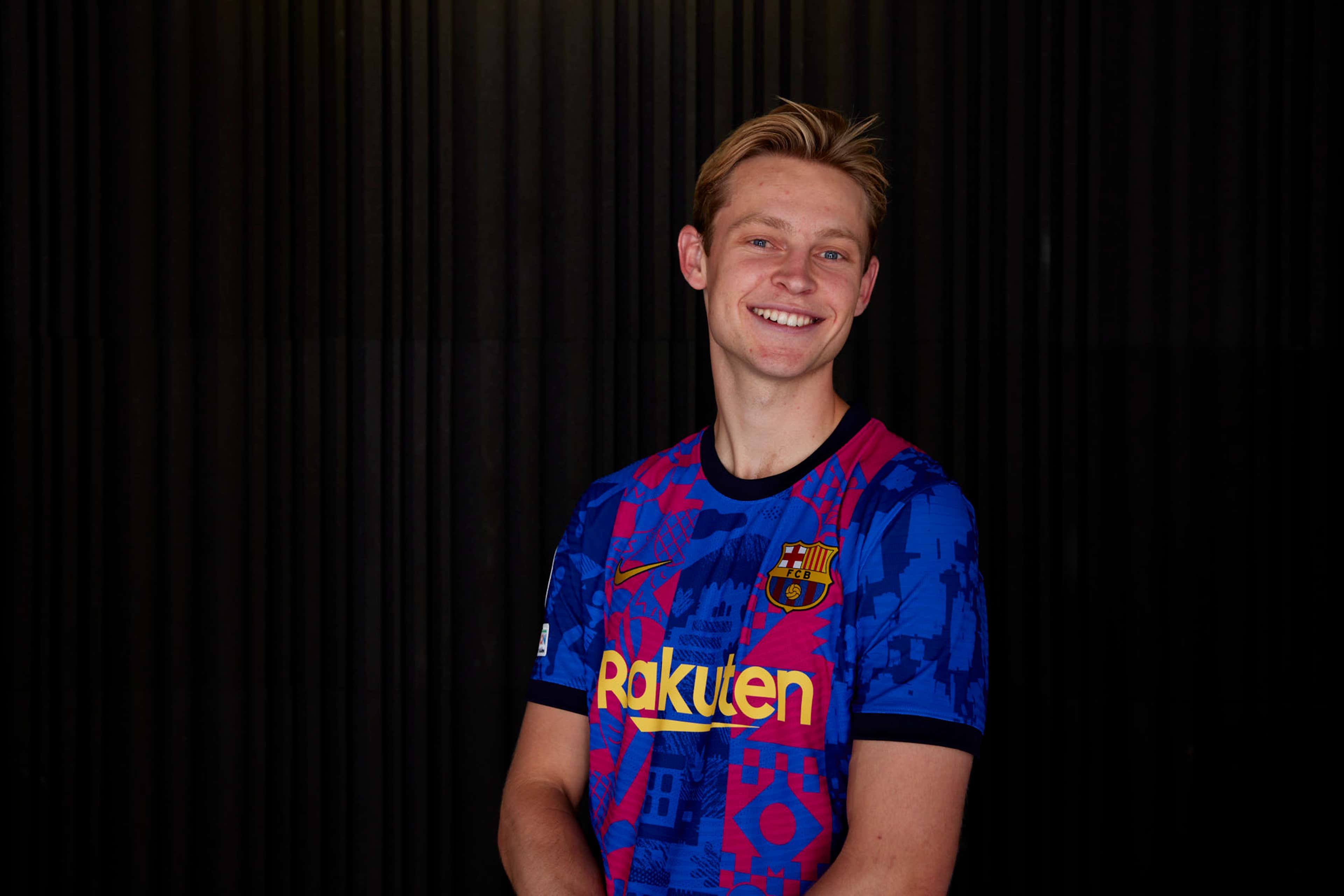 Frenkie de Jong Barcelona third kit 2021-22