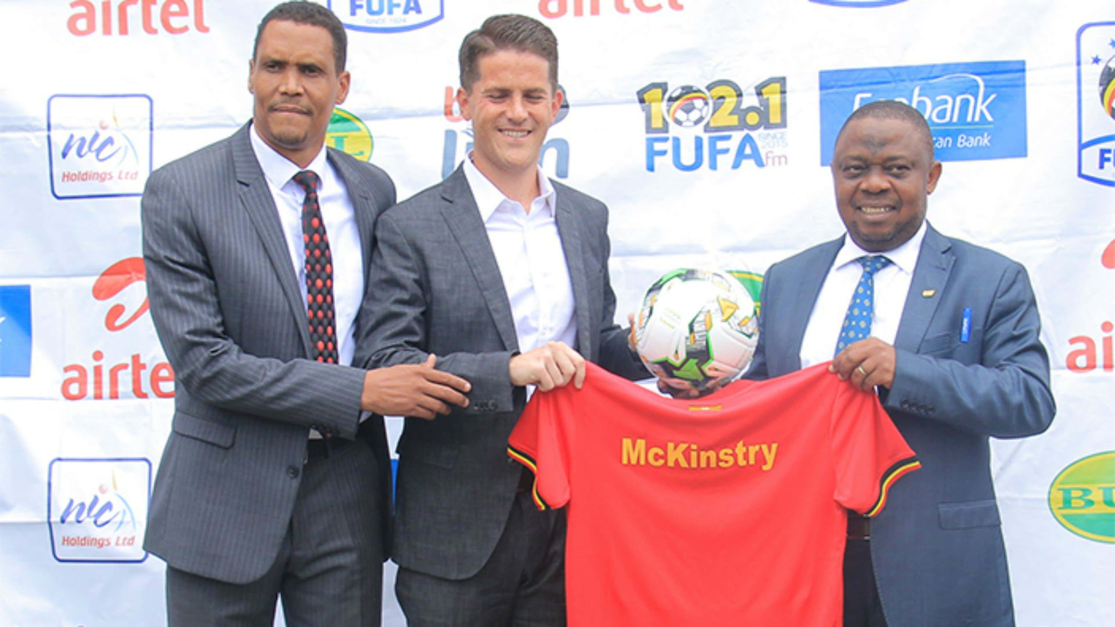 Jonny McKinstry appointed Uganda Cranes coach.
