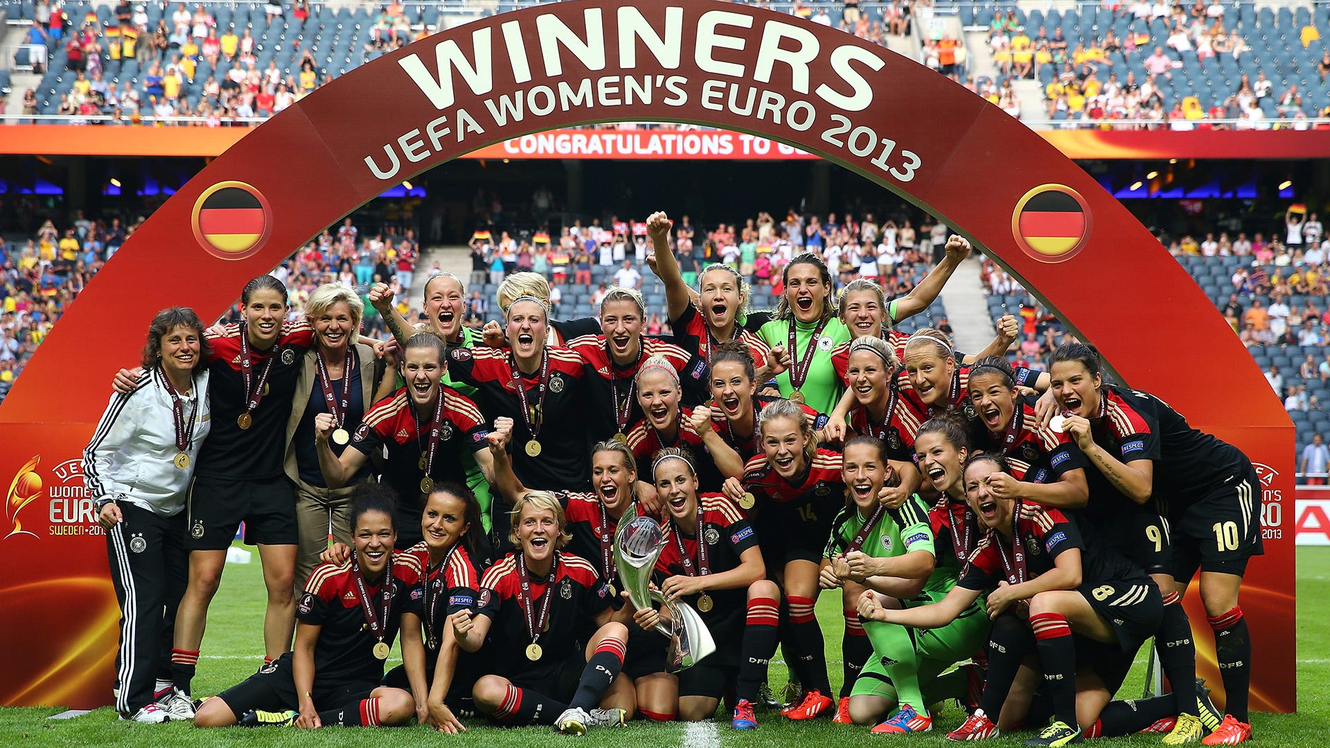 Germany 2013 Women's Euros winners