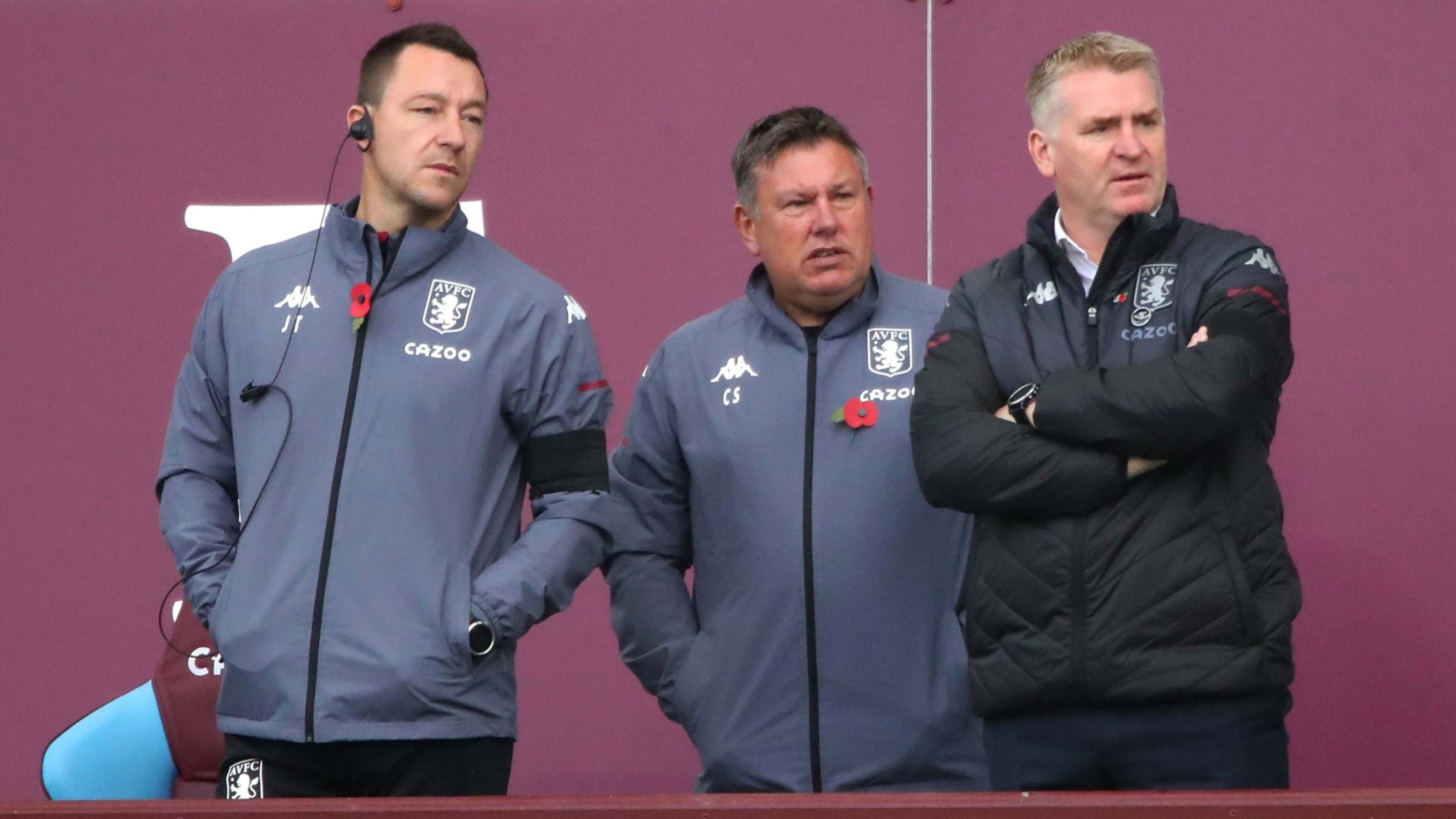 John Terry, Craig Shakespeare and Dean Smith - Aston Villa 2020