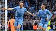 Kevin De Bruyne, Phil Foden, Man City vs Real Madrid, UCL 2021-22