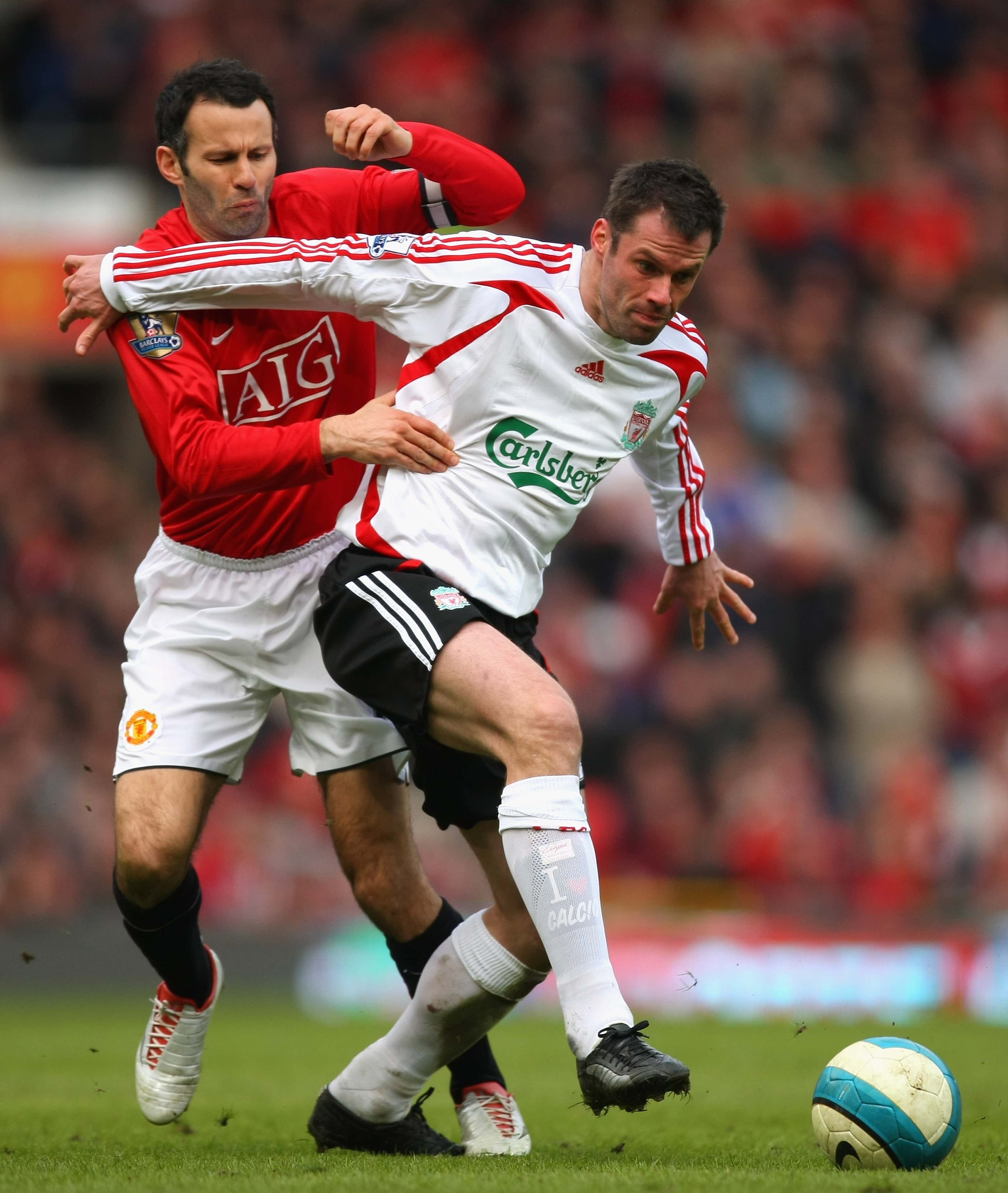 Ryan Giggs Jamie Carragher Manchester United Liverpool