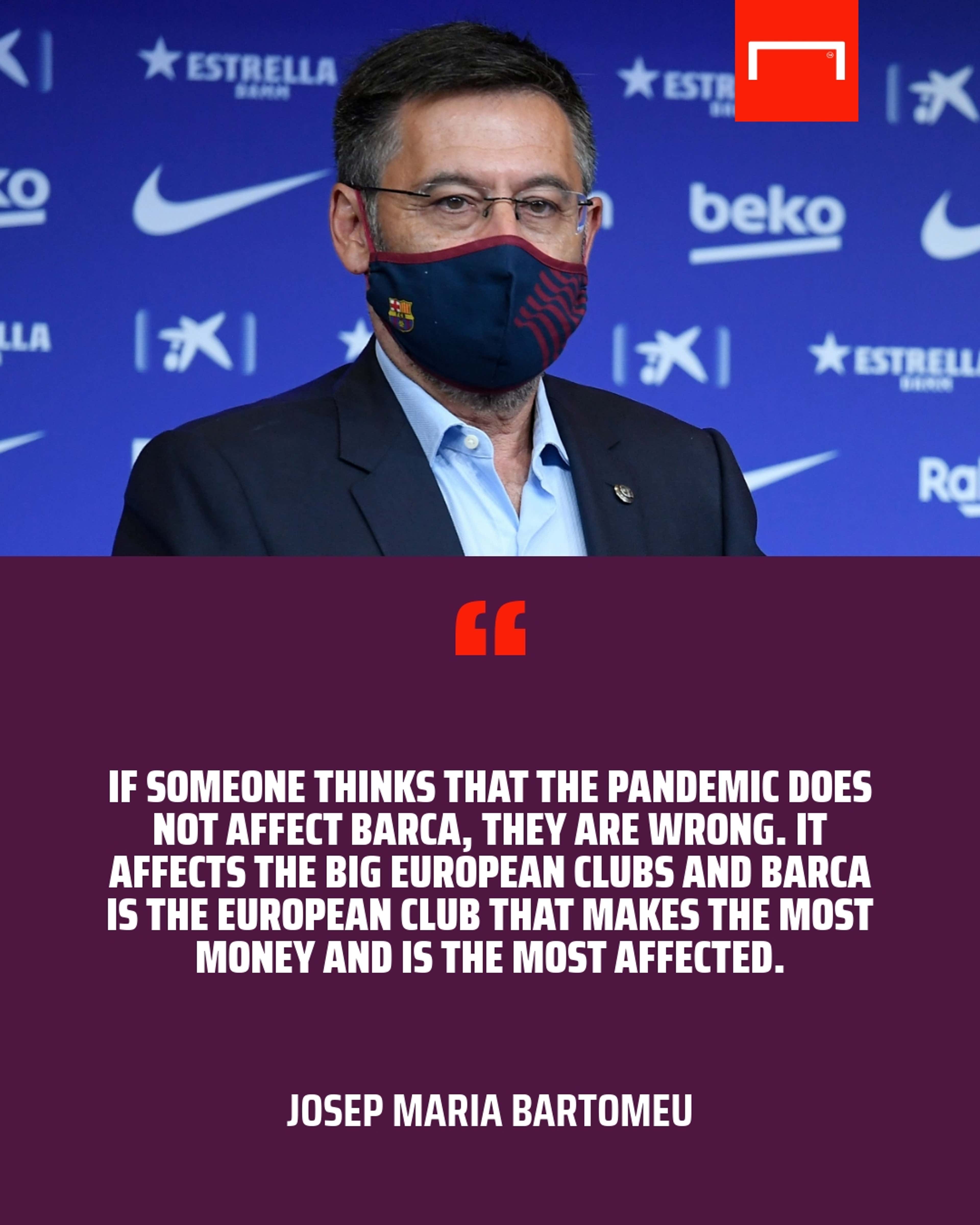Jose Maria Bartomeu Barcelona pandemic GFX