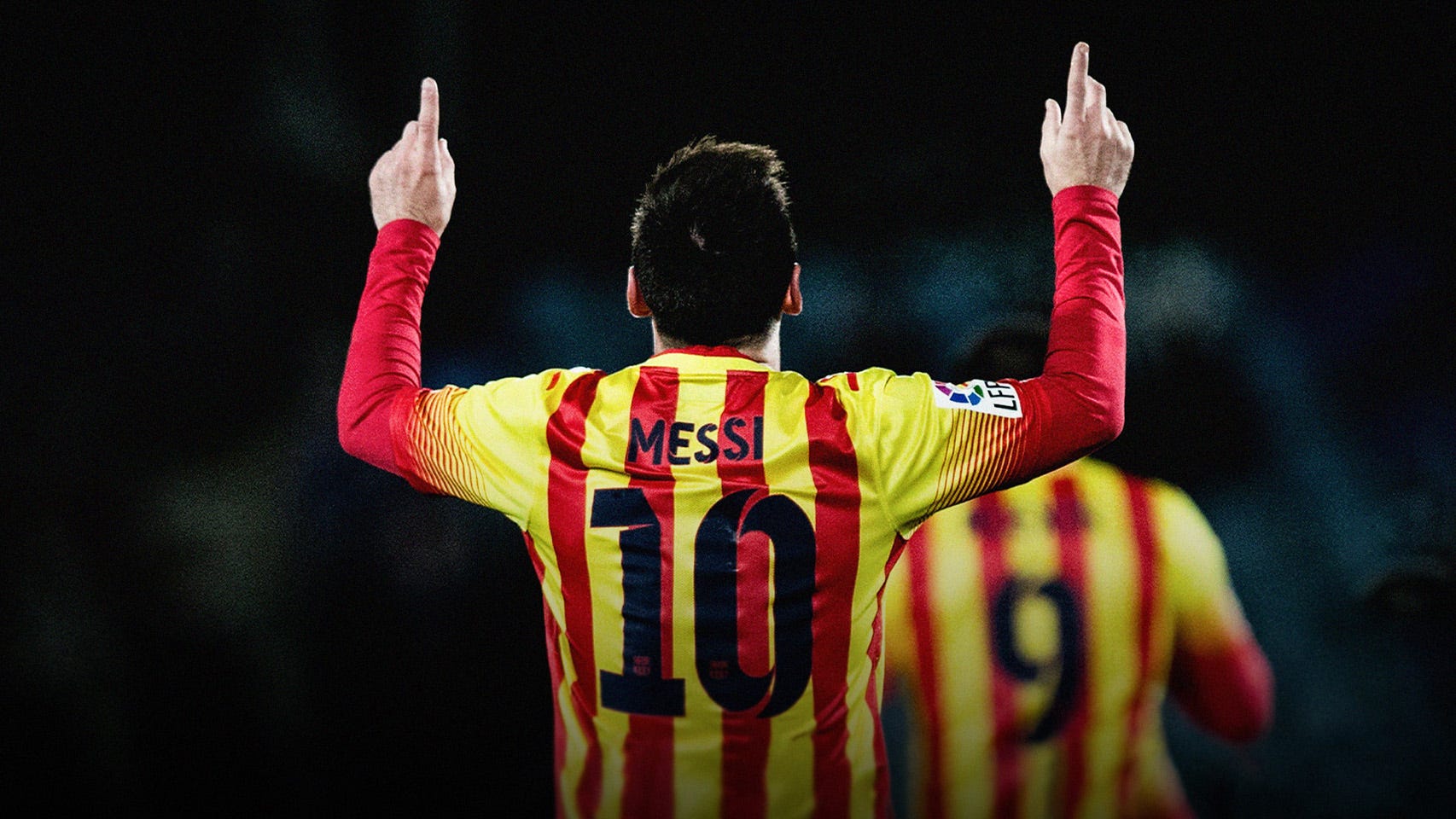 Lionel Messi Barcelona away kit