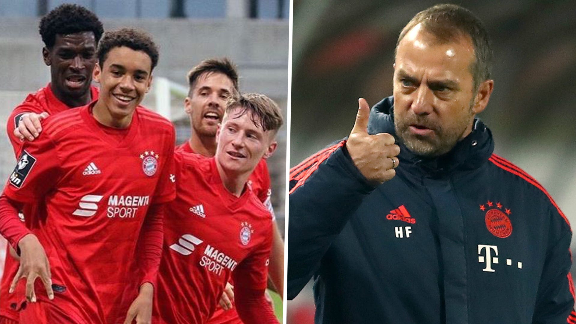 Jamal Musiala Hansi Flick Bayern Munich 2019-20