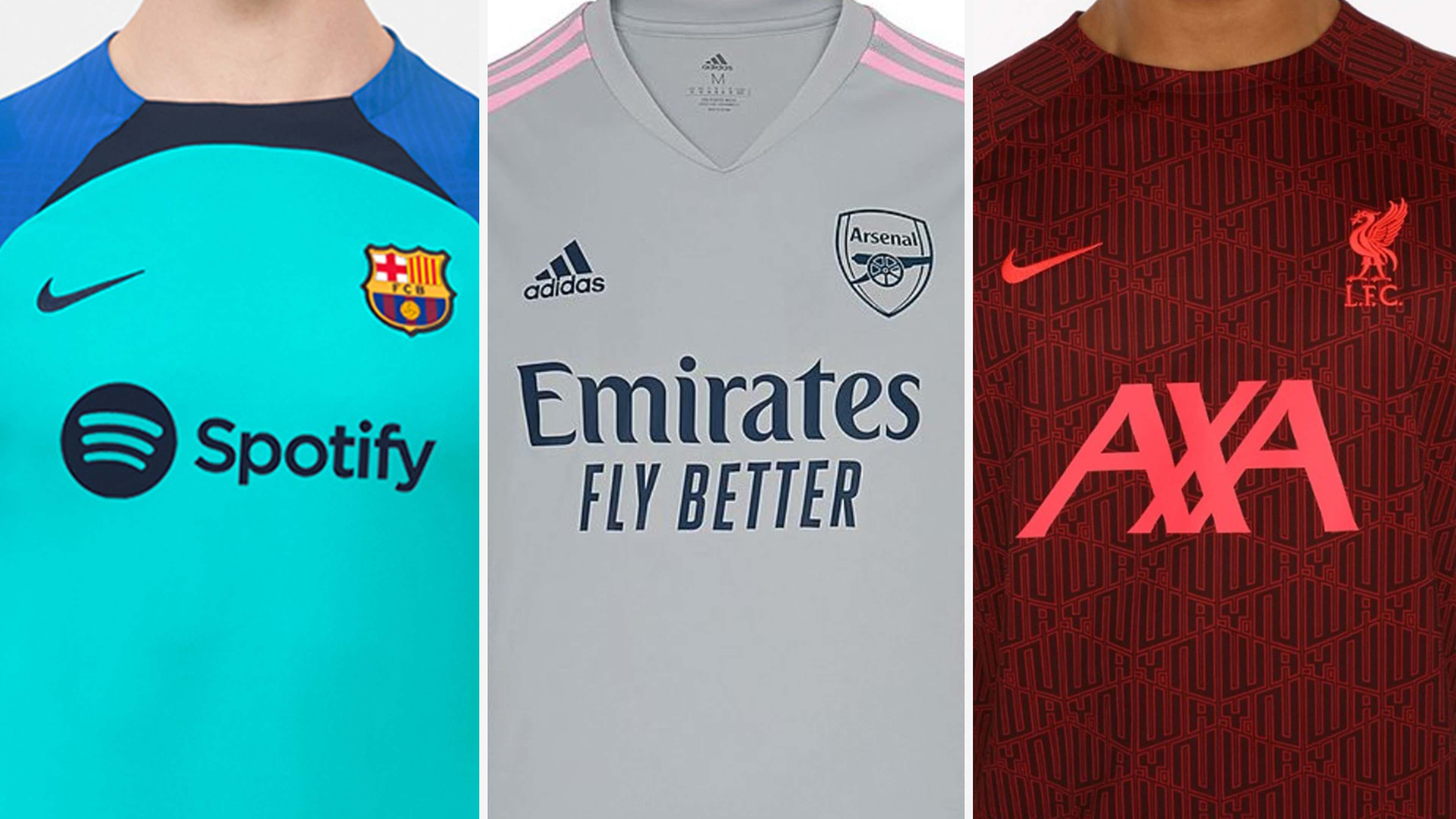 New 2022-23 football kits: Barcelona, Real Madrid, Manchester United & all  the top teams' jerseys revealed
