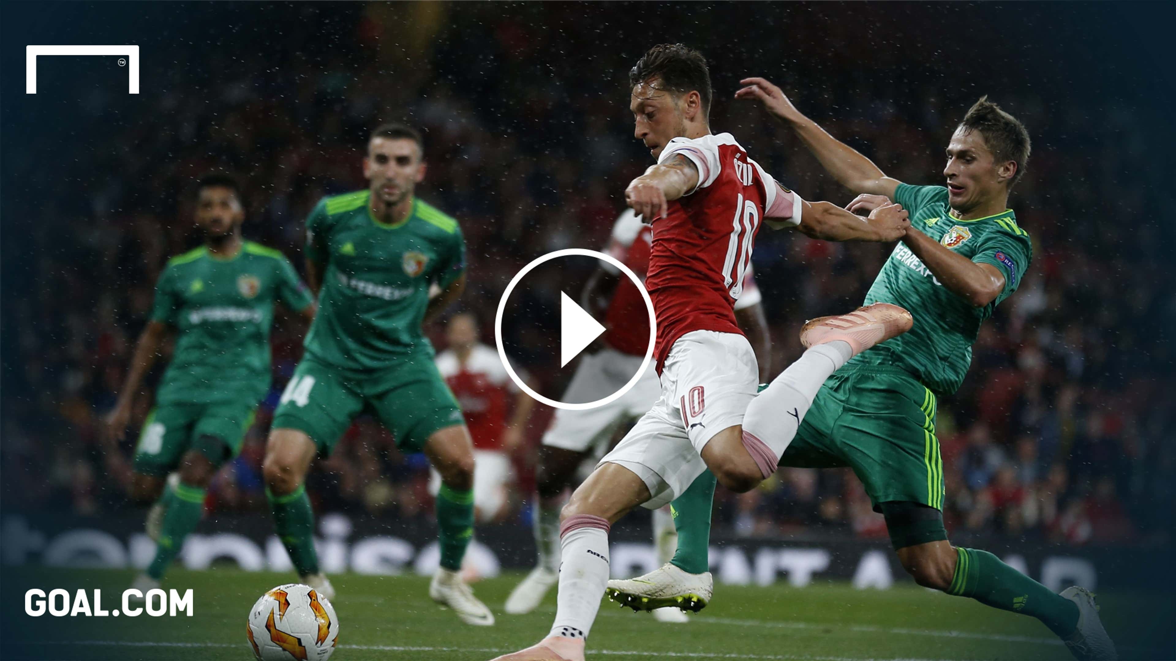 Arsenal highlights UEL özil