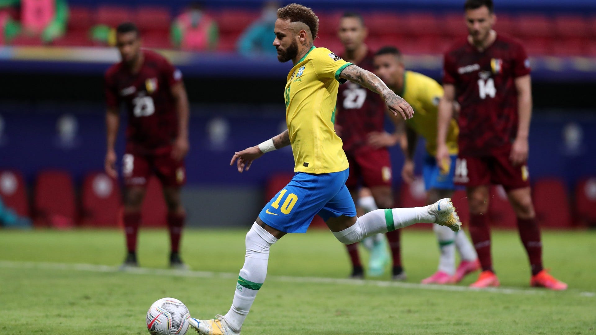 Neymar penalty Brazil