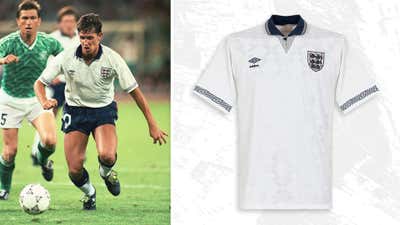 england 1990 home kit