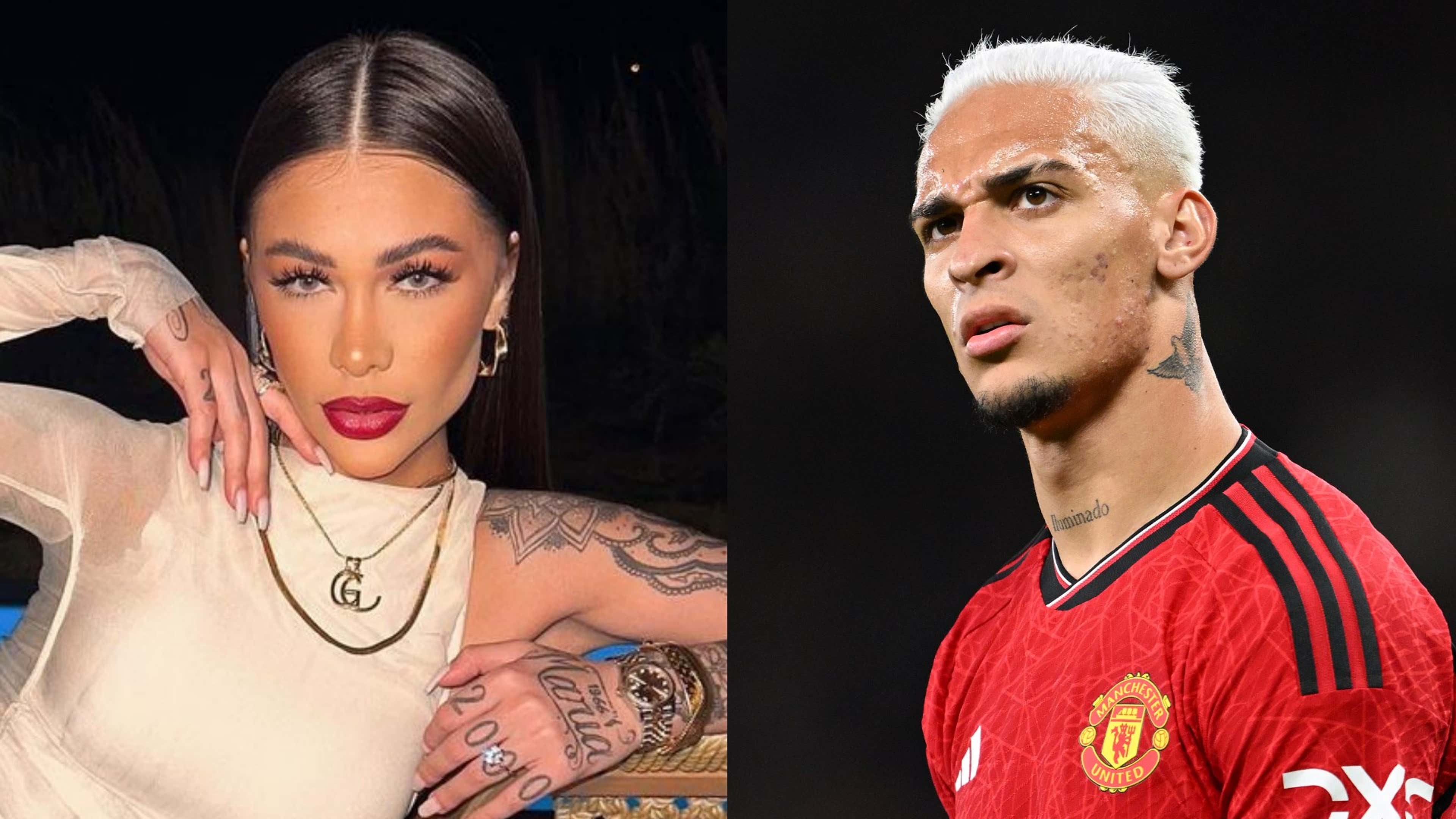 Antony's ex-girlfriend Gabriela Cavallin claims Man Utd star viciously  attacked her when she was pregnant, cut her fingers to the bone after  throwing a glass and threatened to kill her as she