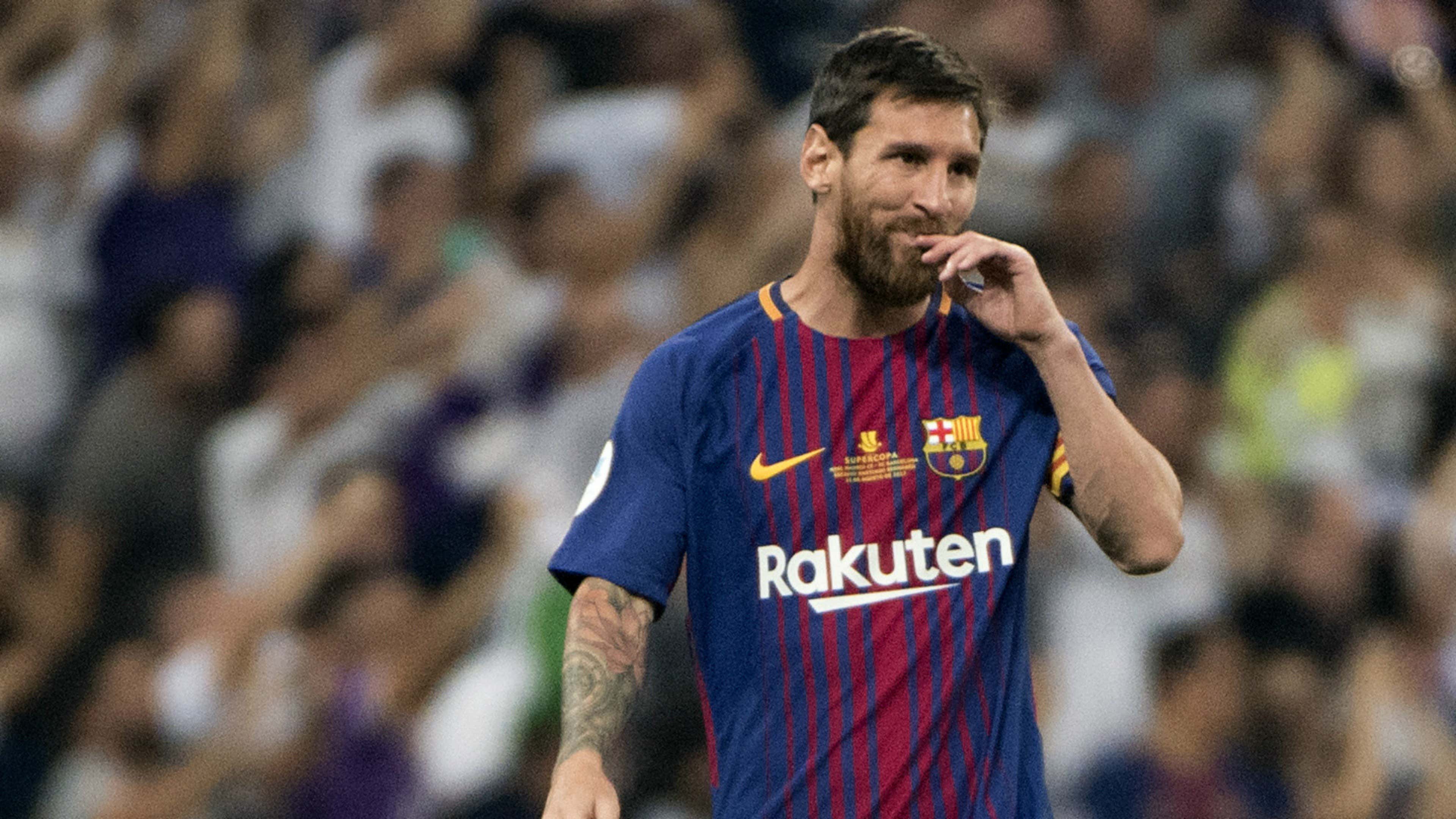 Lionel Messi Real Madrid Barcelona Supercopa 16082017