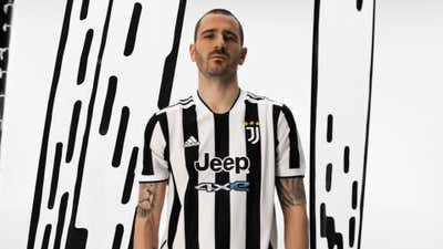 Juventus 2021-22 home kit adidas Leonardo Bonucci