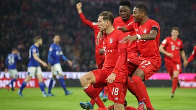 Bayern Goal Celebration vs Schalke 01262020