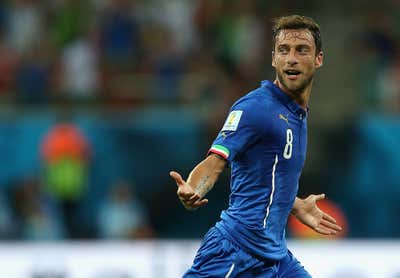 Claudio Marchisio Italy England 2014 World Cup Group D 14062014