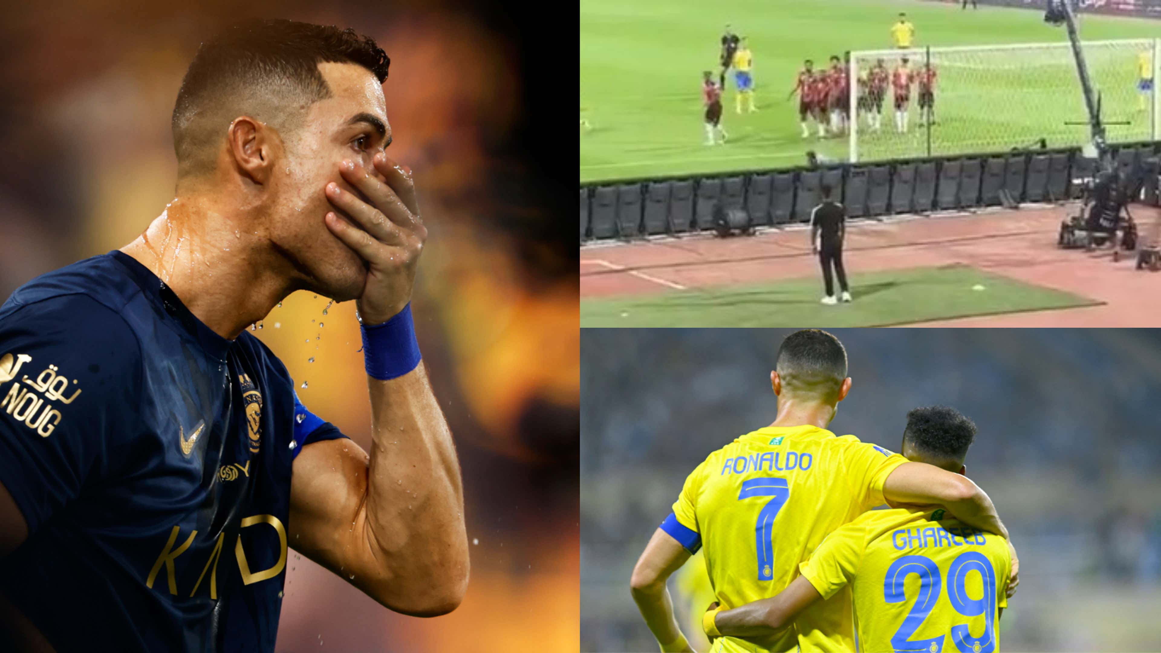Cristiano Ronaldo en Instagram: The Cameraman got smacked by Ronaldo's  free-kick 😭😭