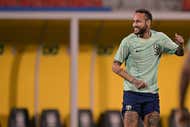Neymar Brazil training 2022