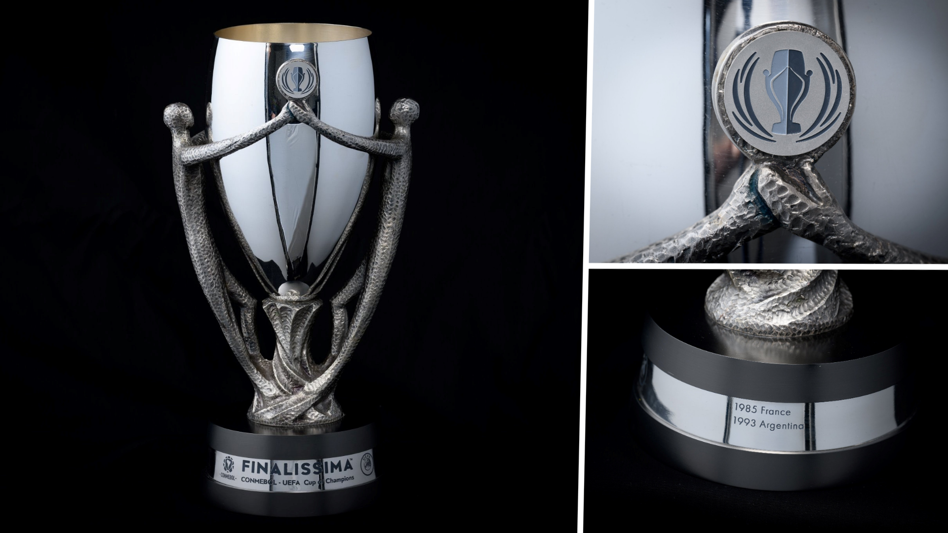 cómo es el trofeo de la finalissima 2022 entre argentina e italia