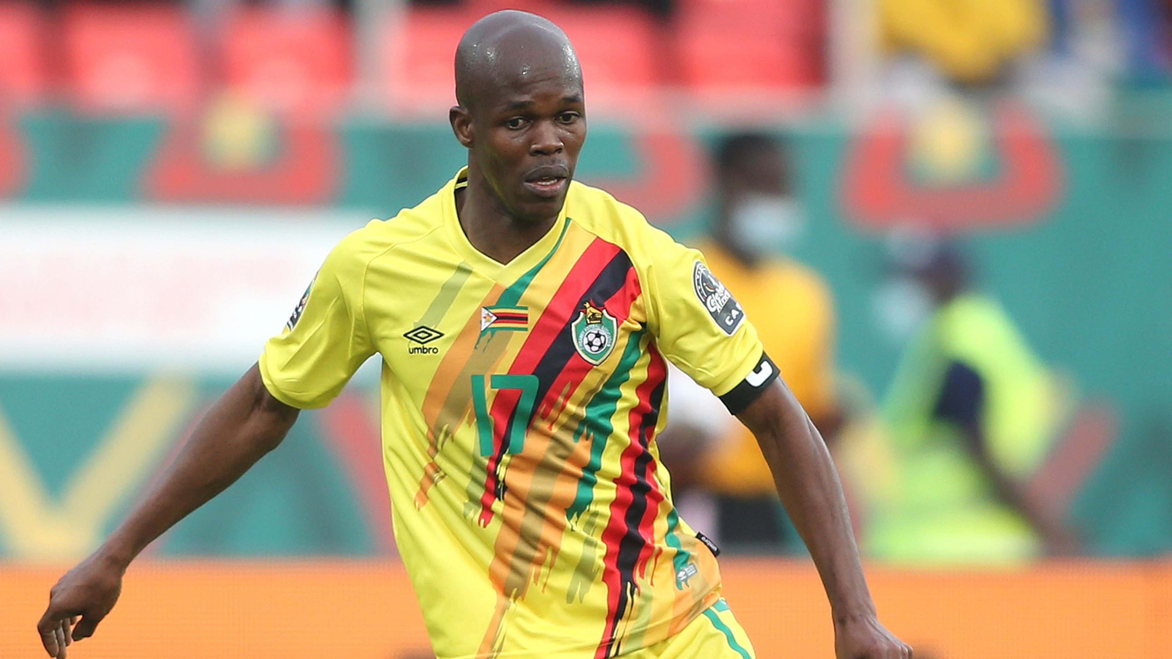 Zimbabwe captain Knowledge Musona during the 2021 Africa Cup of Nations.