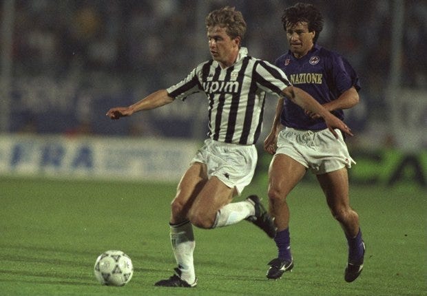 Giancarlo Marocchi Dunga Juventus Fiorentina 1990