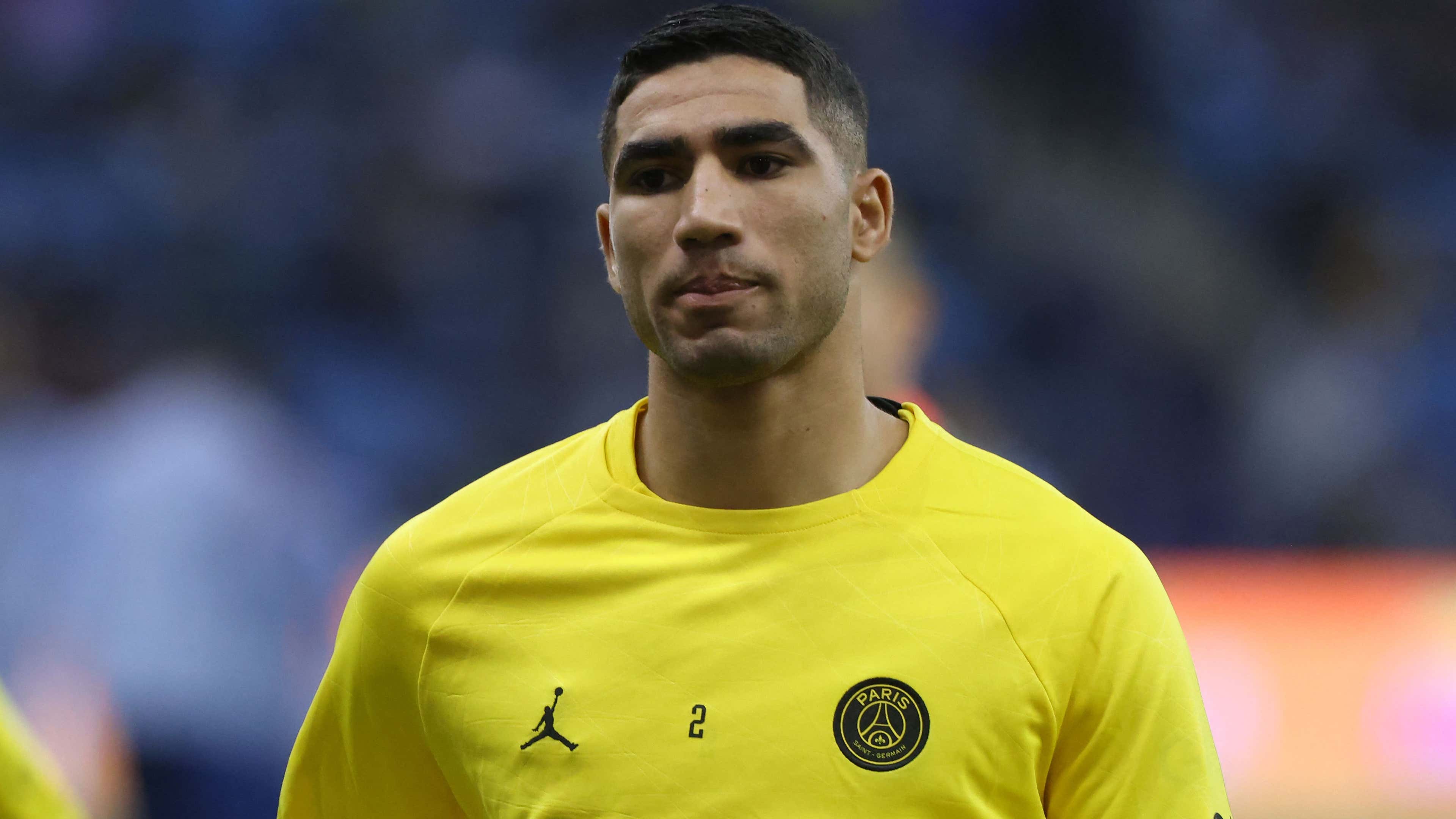 Achraf Hakimi included in PSG squad to face Bayern Munich in the Champions  League despite formal rape charge