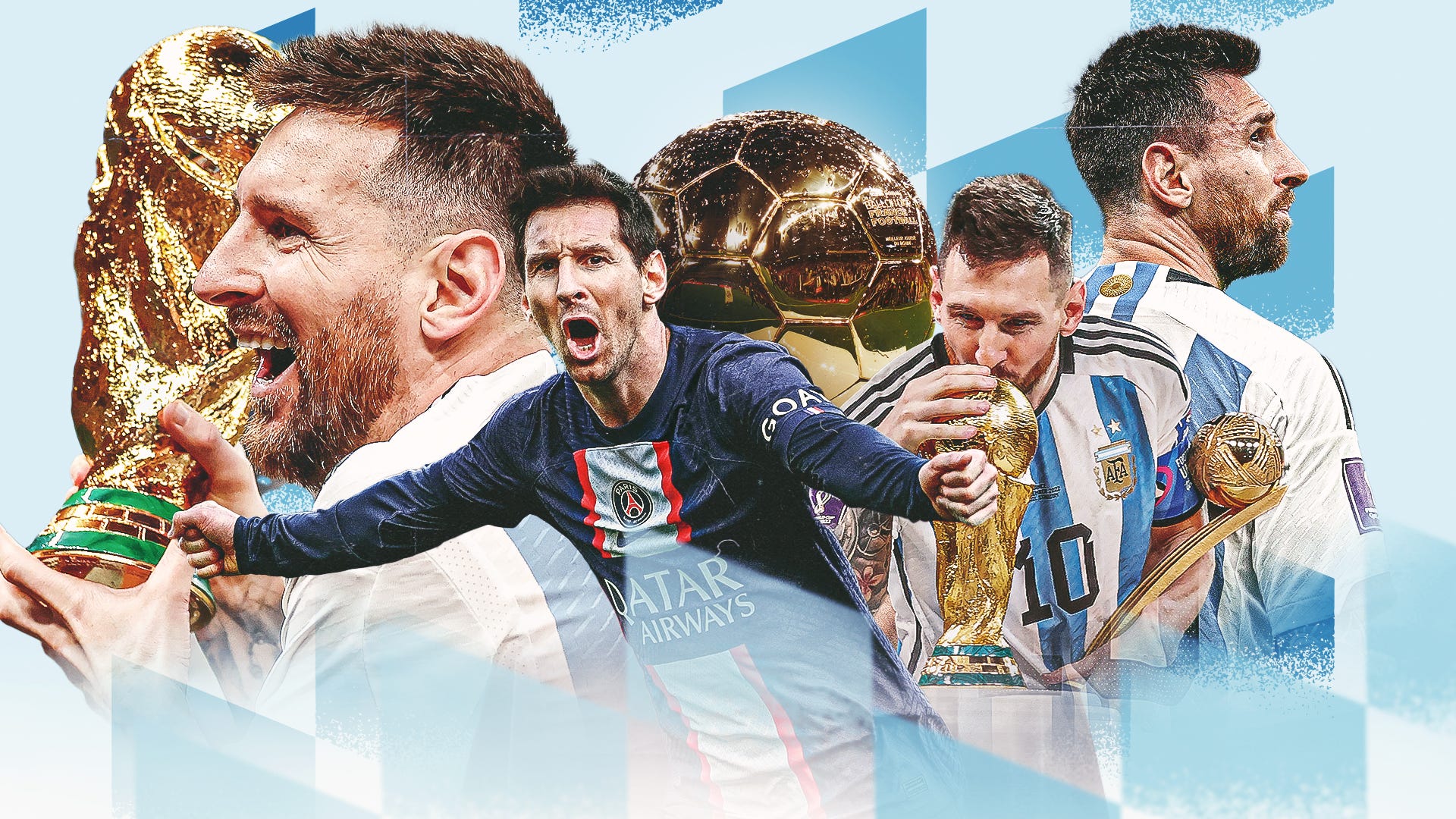 ¡Lionel Messi ha acabado el fútbol!  El héroe argentino del Mundial ganará el Balón de Oro 2023 ante Erling Haaland