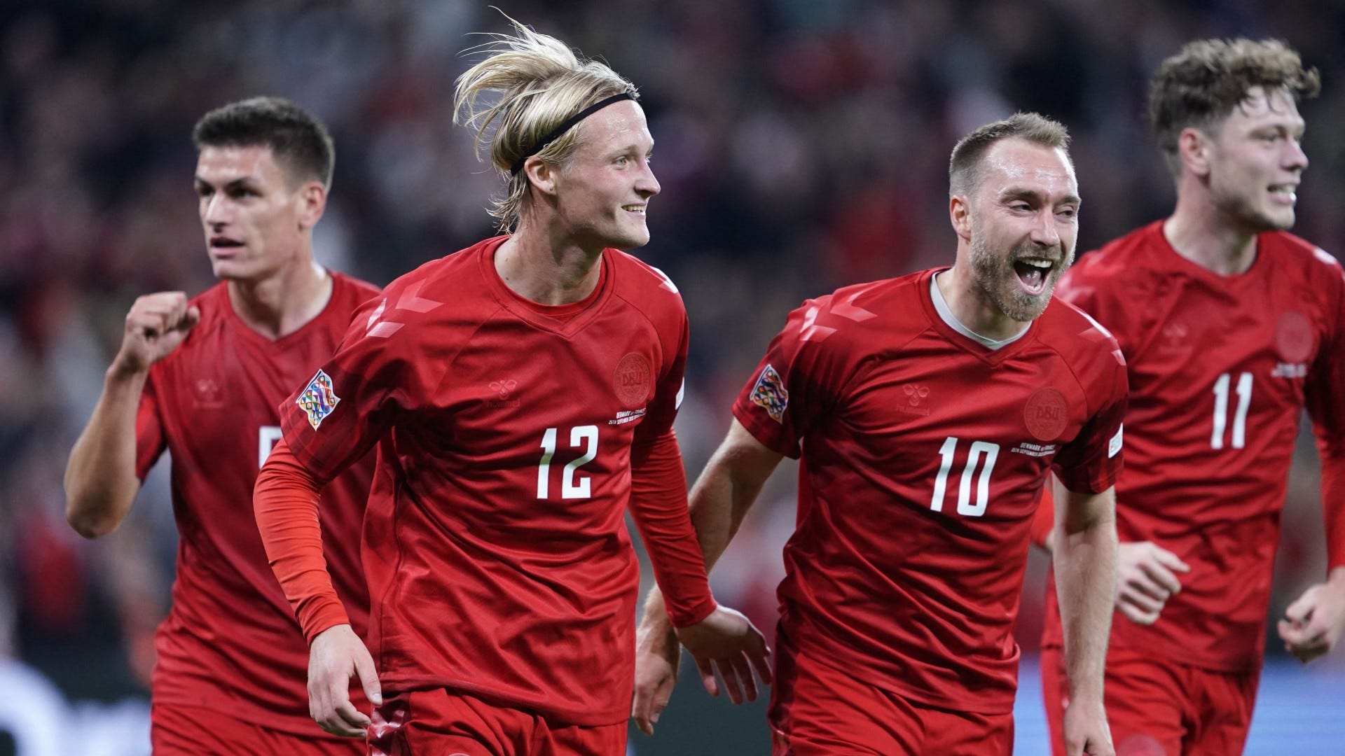 Denmark celebrate France 2022