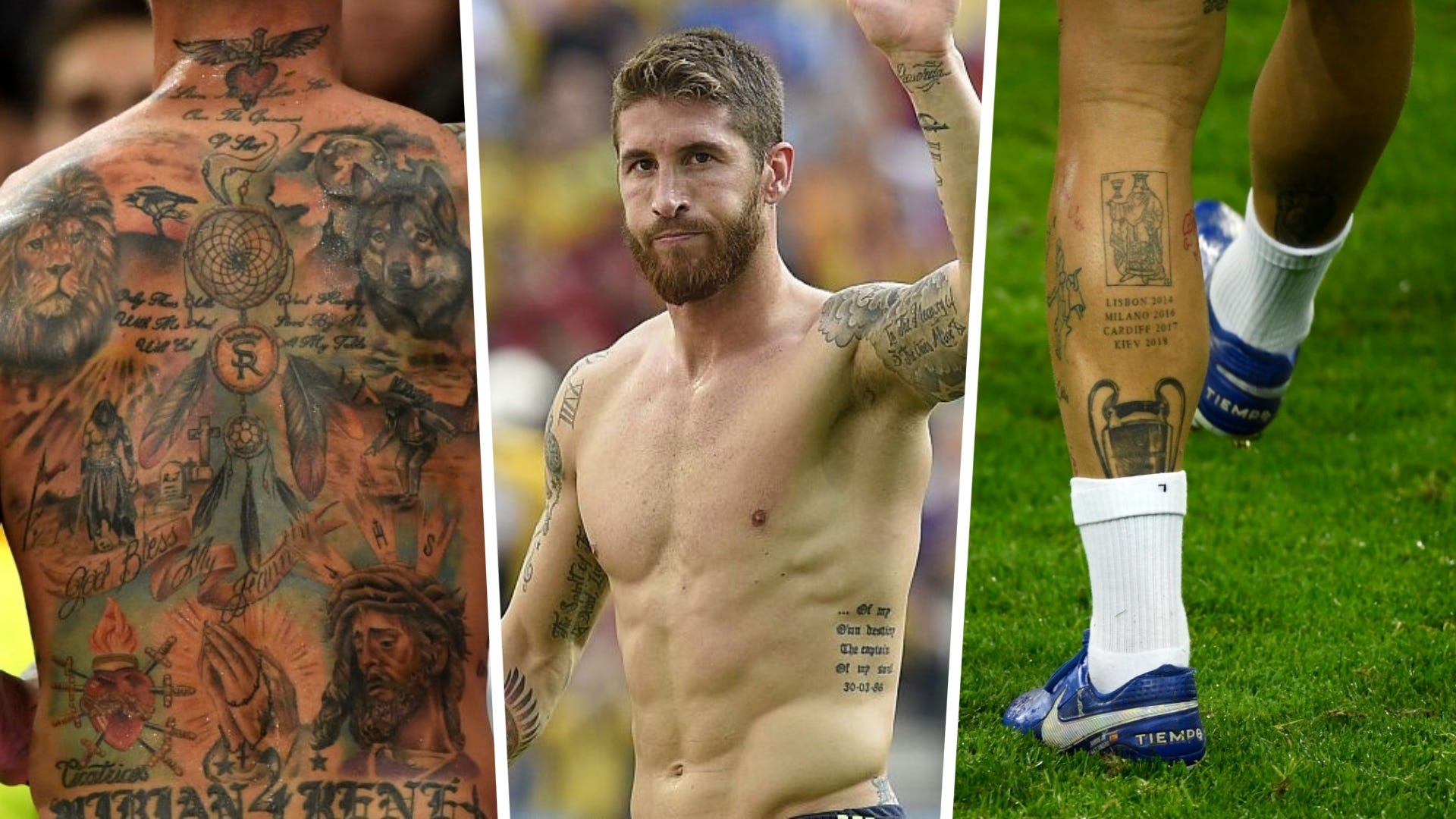 What are the best soccer player tattoos? From Ibrahimovic's lion to Messi's Jesus depiction