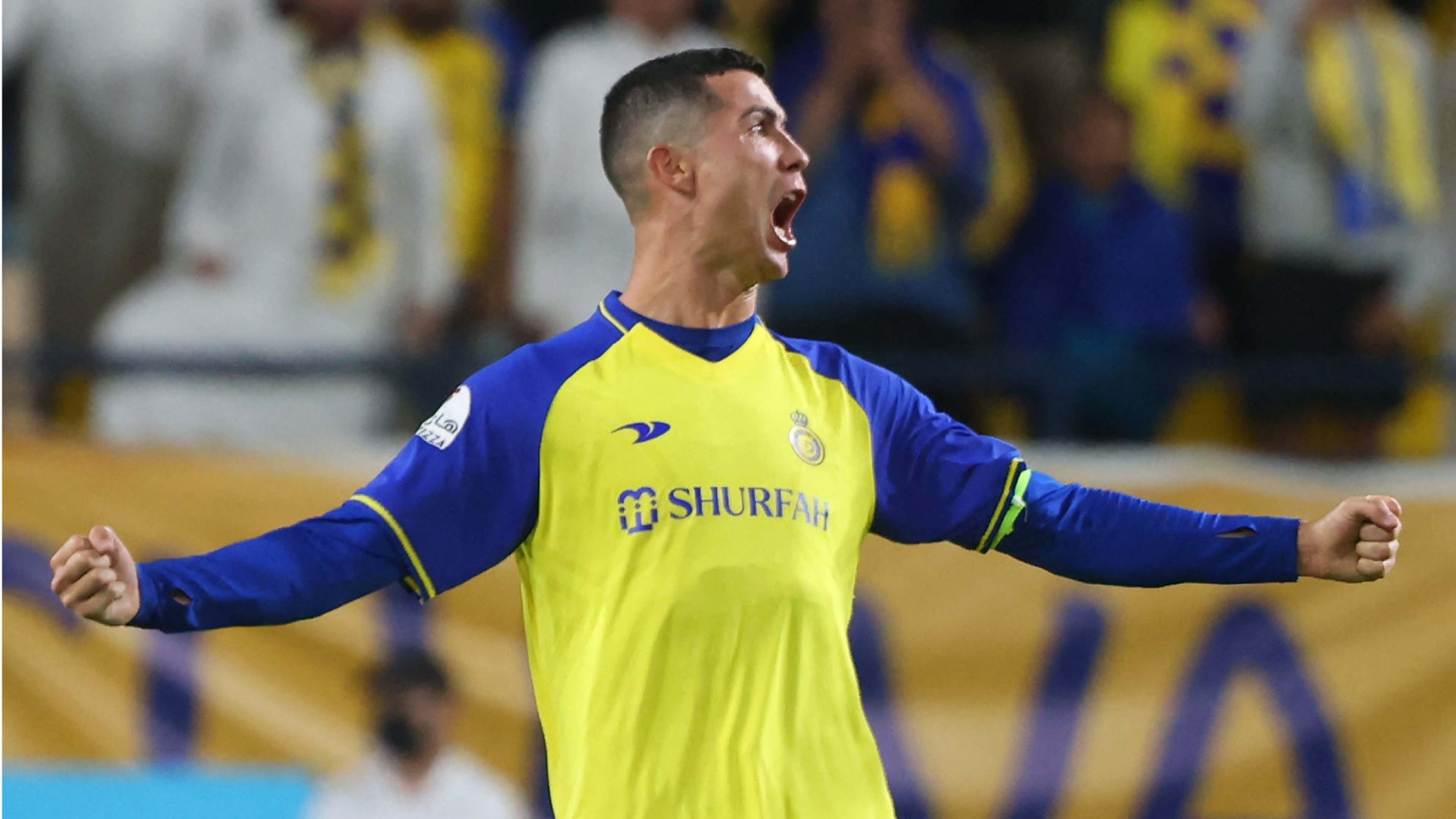Al Nassr Coach reaction to Cristiano Ronaldo Free kick goal Vs Damac 