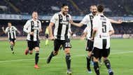 Juventus Miralem Pjanic celebrating Napoli