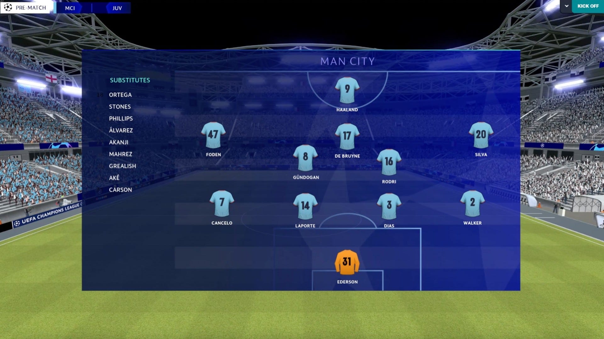 Football Manager 2023 Manchester City
