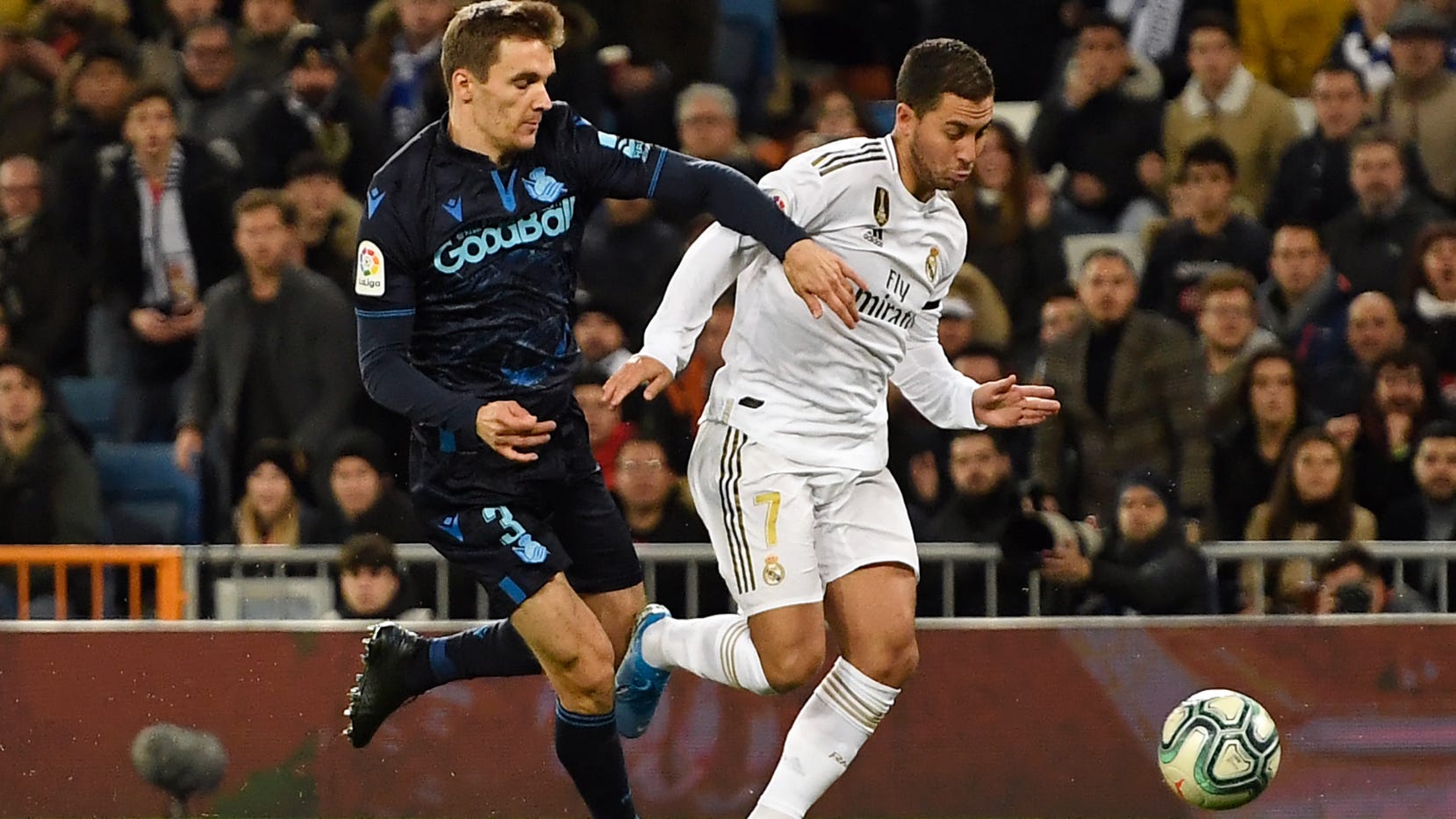 Eden Hazard Real Madrid Real Sociedad Diego Llorente
