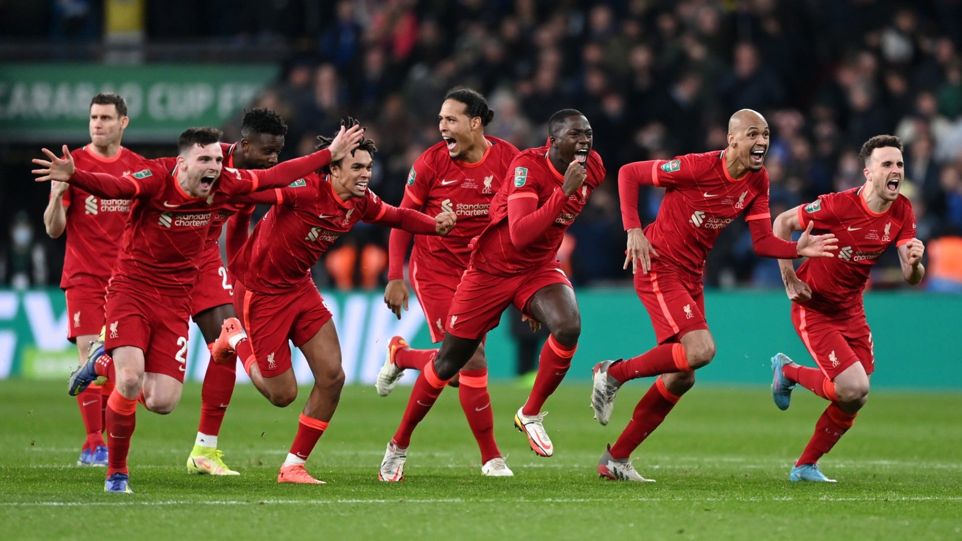 One down, three to go? Liverpool's quadruple bid off to perfect start with  epic Carabao Cup victory | Goal.com