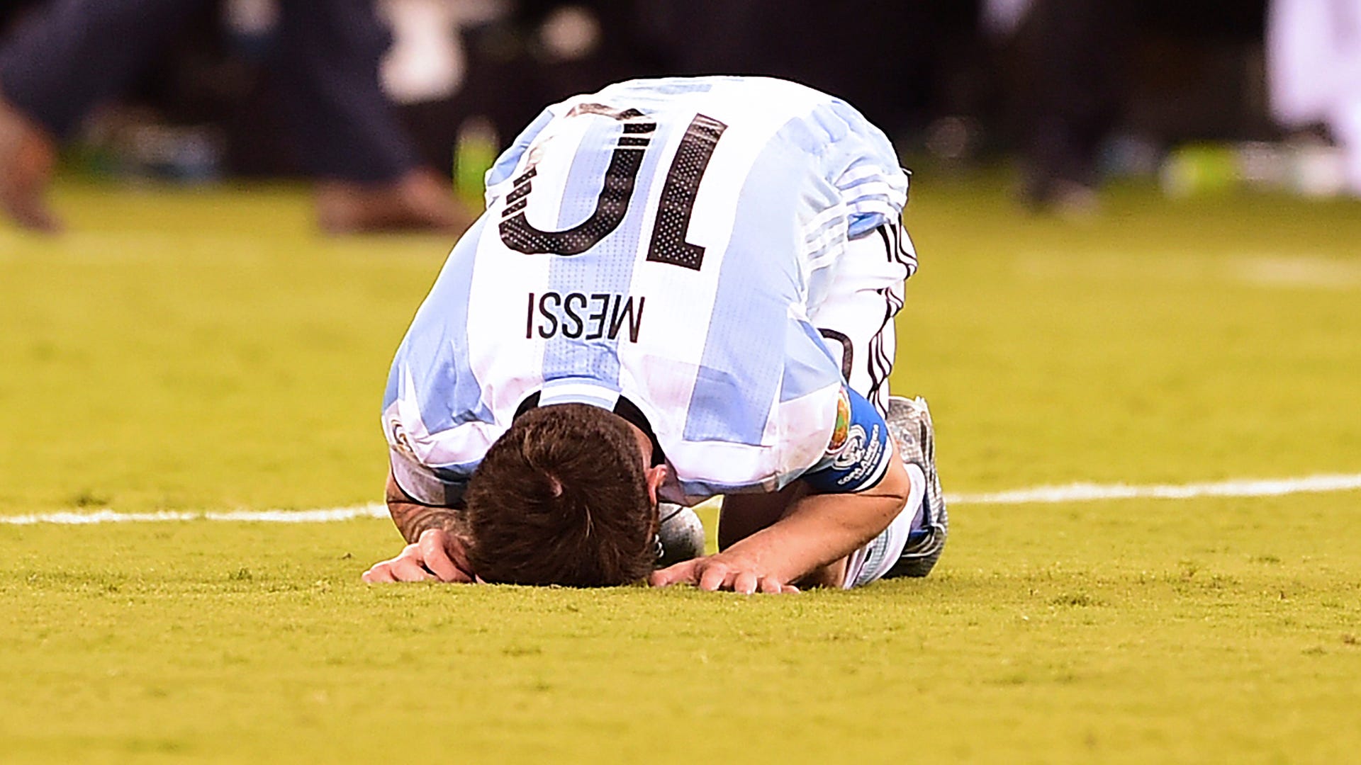 Lionel Messi final Argentina v Chile Copa America Centenario 2016