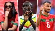 Morocco fan, Koulibaly, Saiss