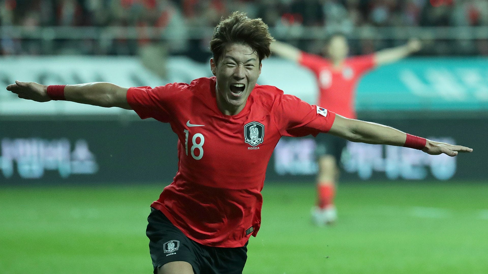 NIKEサッカー韓国代表ユニホーム2018年ファンウィジョ選手 - 通販 