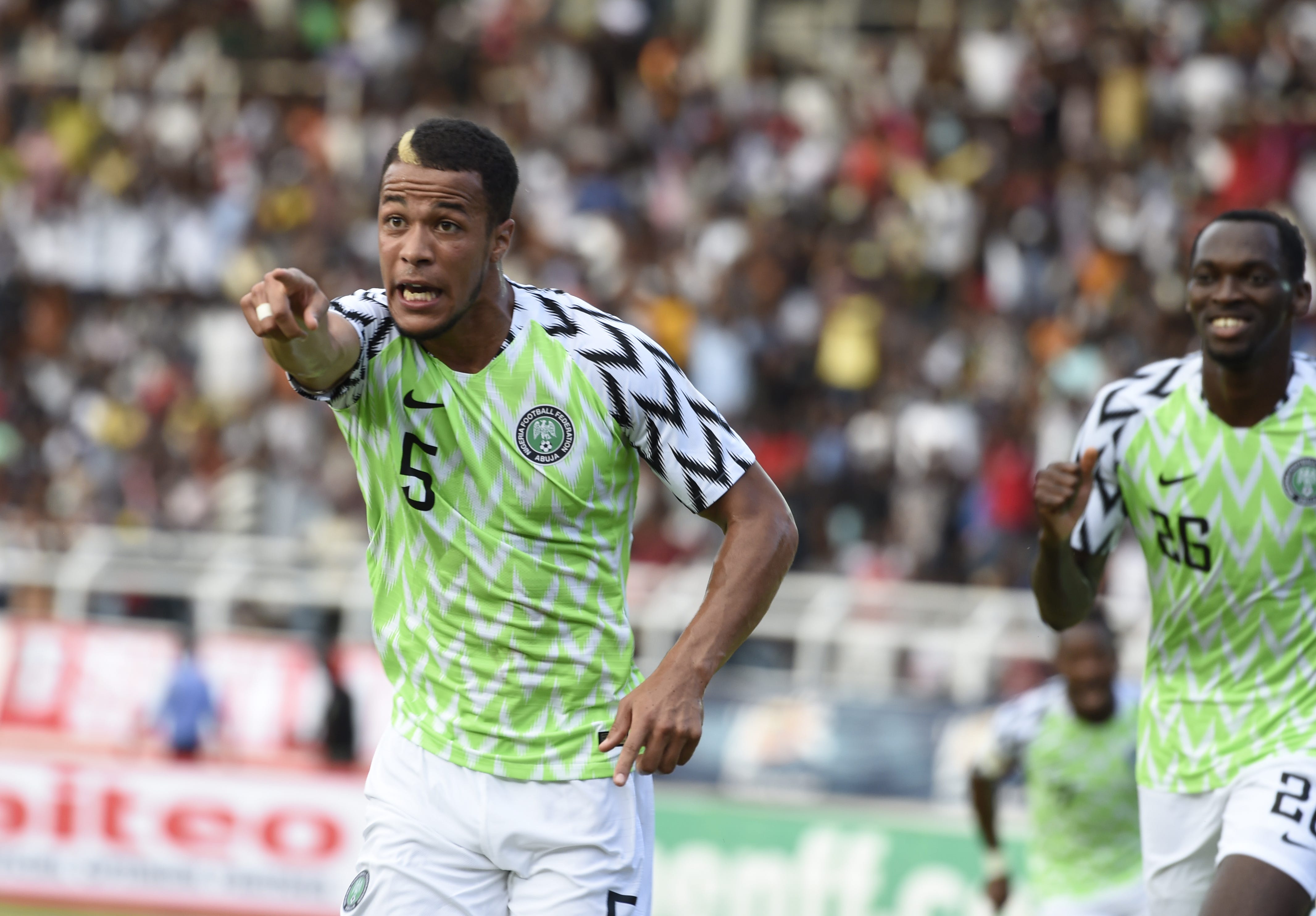 Nigeria soccer legends' kits