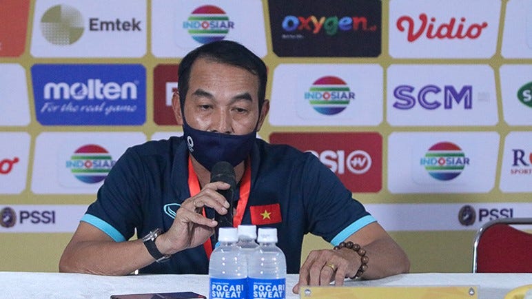Coach Dinh The Nam U19 Vietnam U19 AFF Cup 2022
