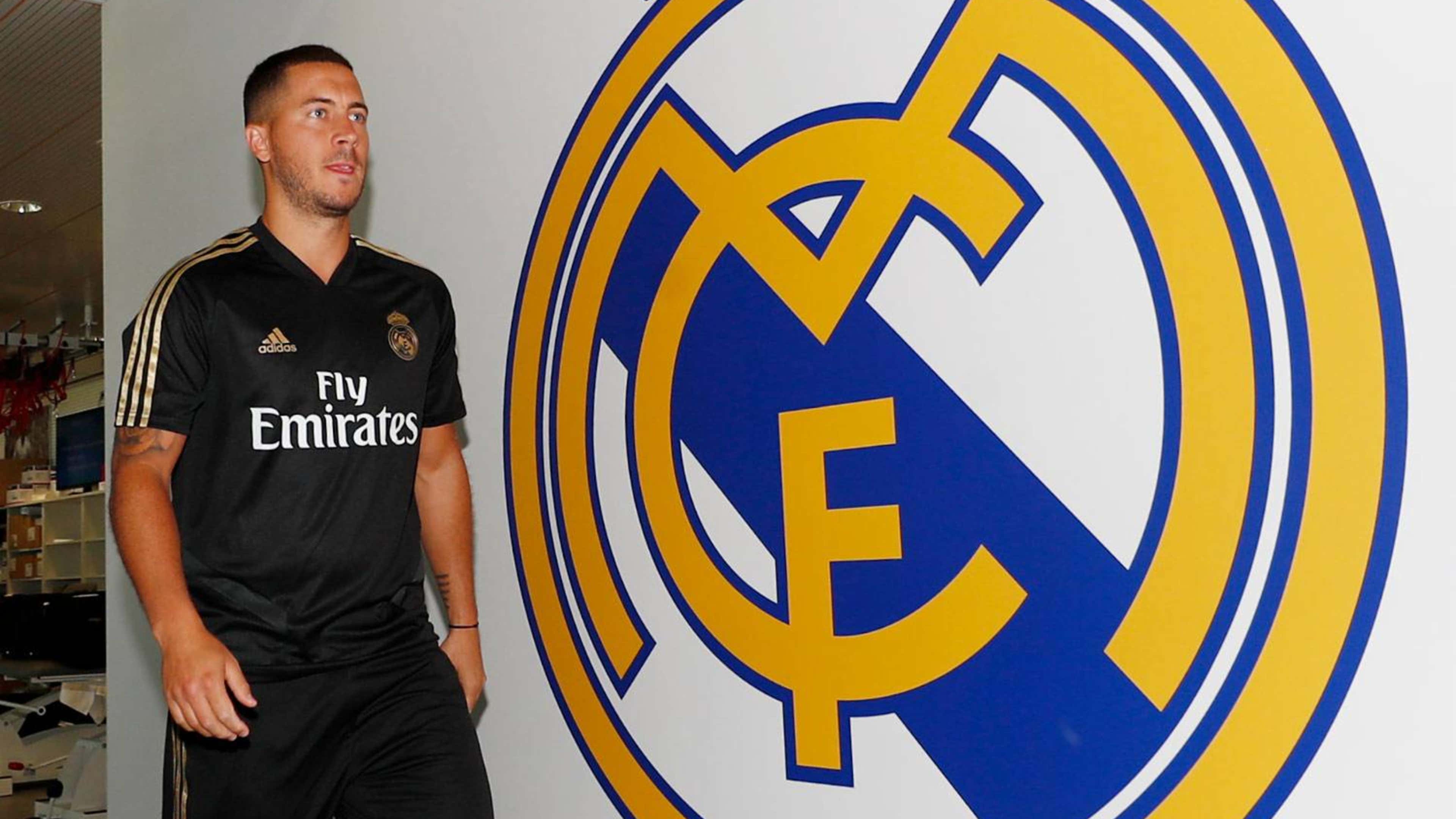 Eden Hazard, during the medical test of the Real Madrid first preseason day