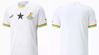 Ghana home kit World Cup 2022
