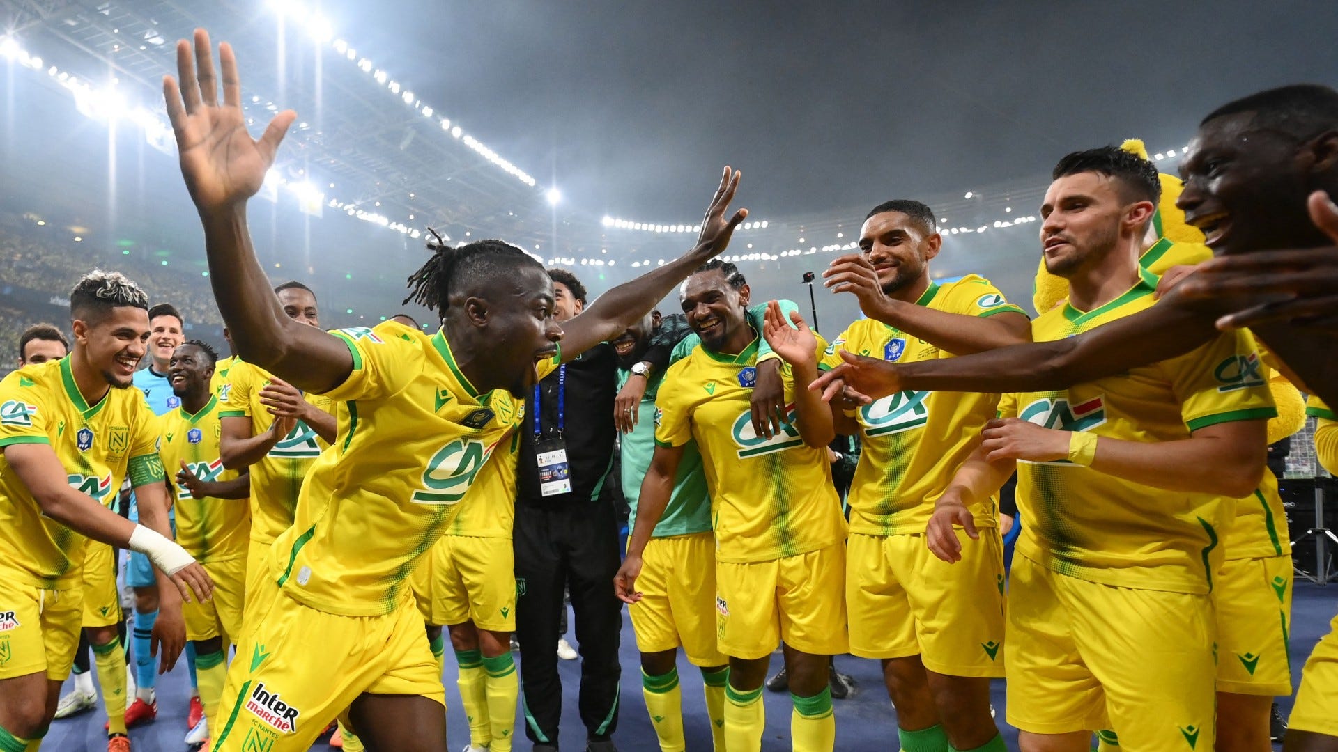 Simon, Coulibaly, Traore, Moutaoussamy, Castelletto, and Bukari win French  Cup with FC Nantes | Goal.com