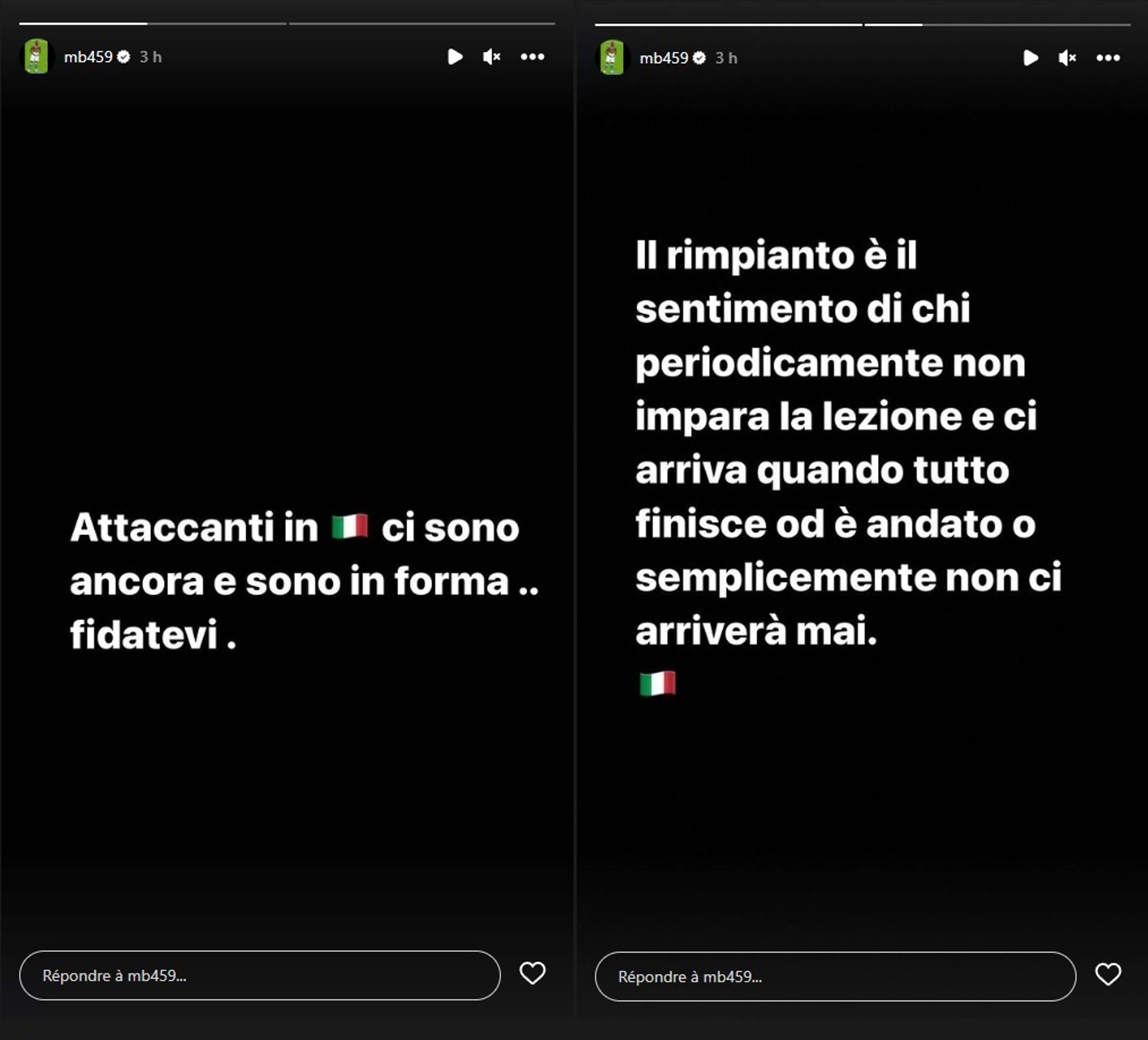 Mario Balotelli Story Instagram 25-03-2023