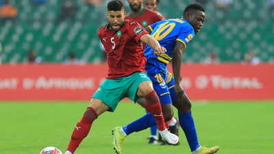 Yahya Jabrane of Morocco vs Muhadjiri Hakizimana of Rwanda.