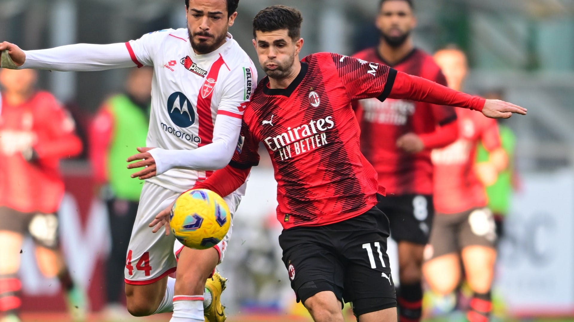 Milan ease to 3-0 win over Monza