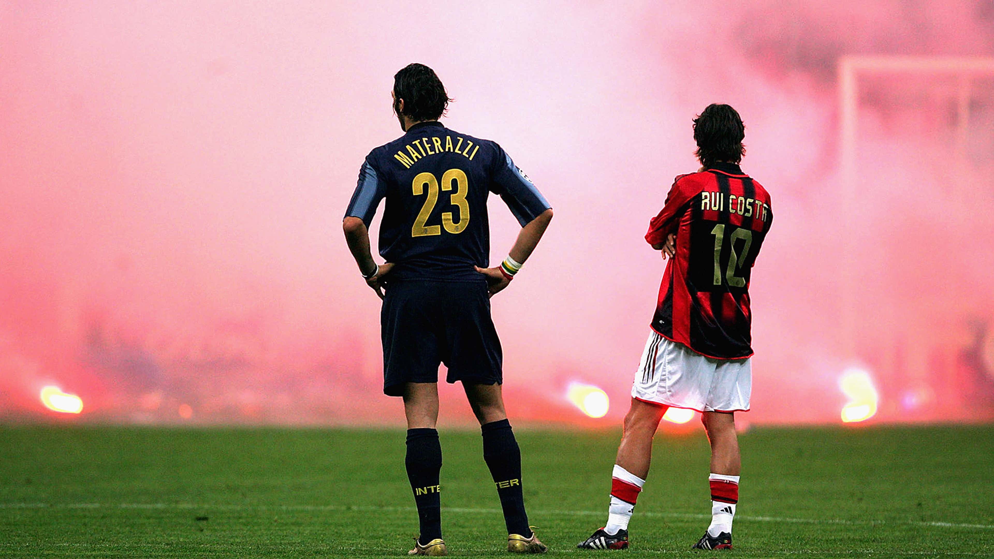 Marco Materazzi Rui Costa Inter AC Milan 2005 Champions League