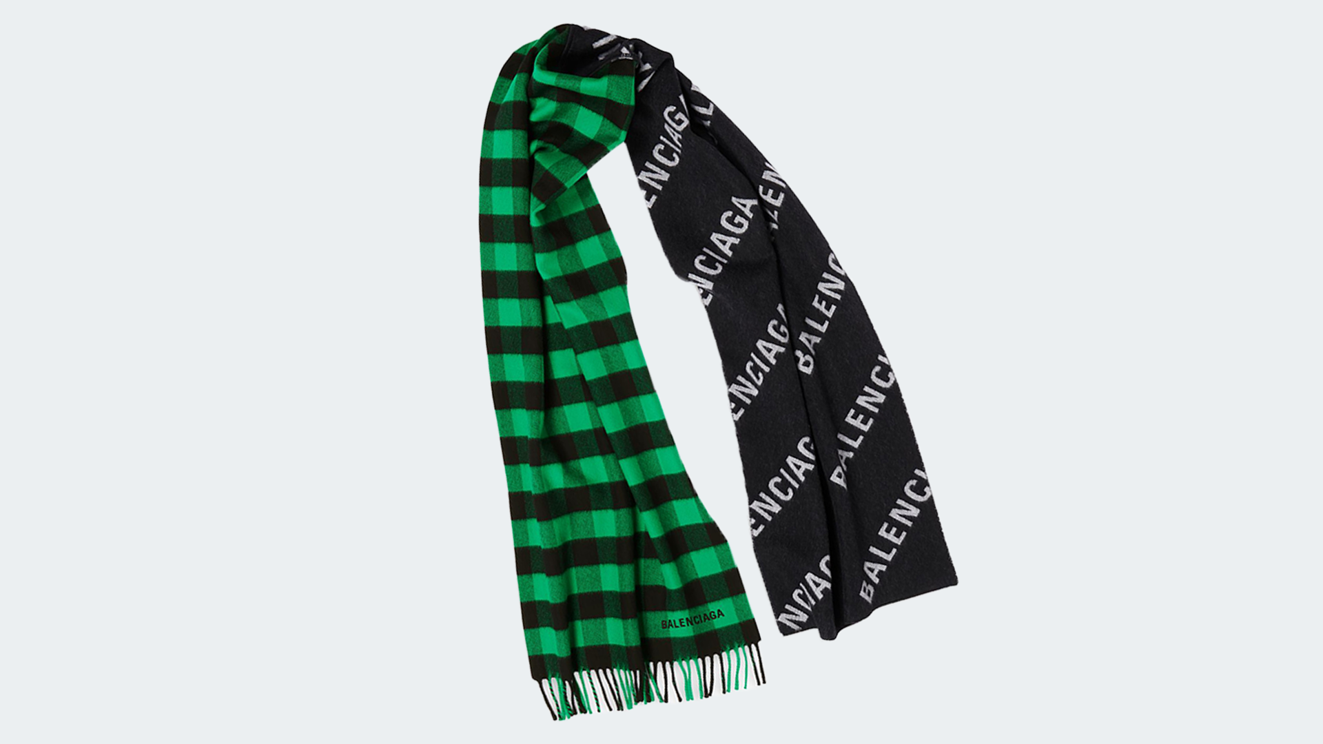 Balenciaga Half and Half scarf