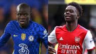 Ngolo Kante Chelsea Bukayo Saka Arsenal
