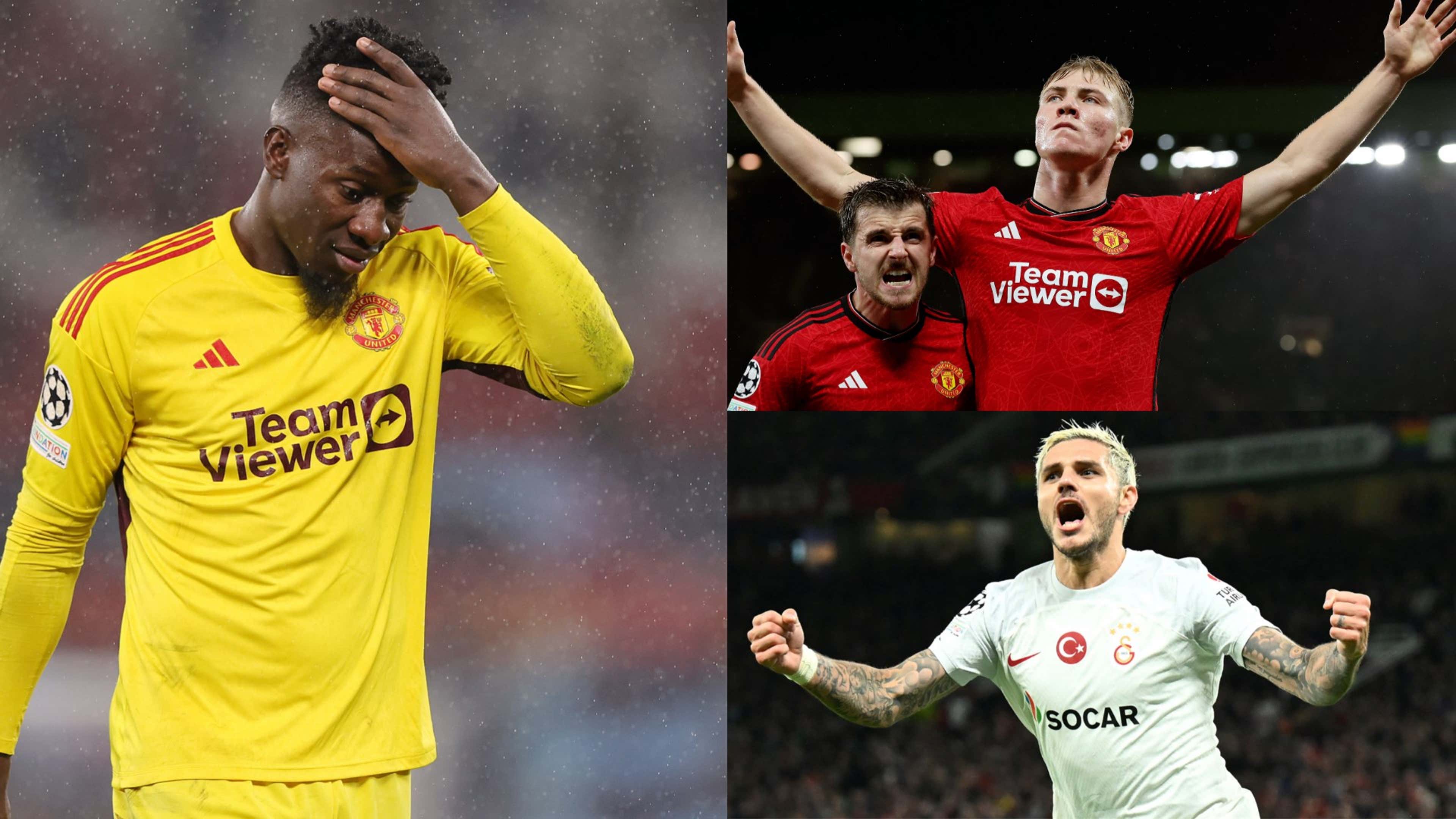 Man Utd player ratings vs Galatasaray: Awful Andre Onana display ruins  Rasmus Hojlund's dream double as Red Devils fall to damaging Champions  League defeat
